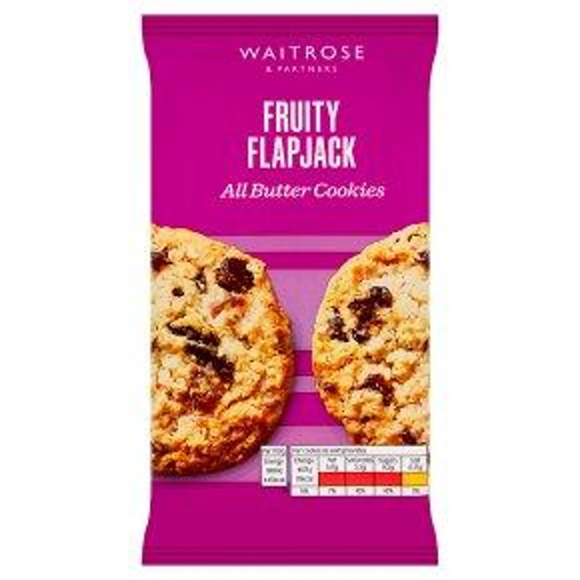 Waitrose 8 Flapjack All Butter Cookies