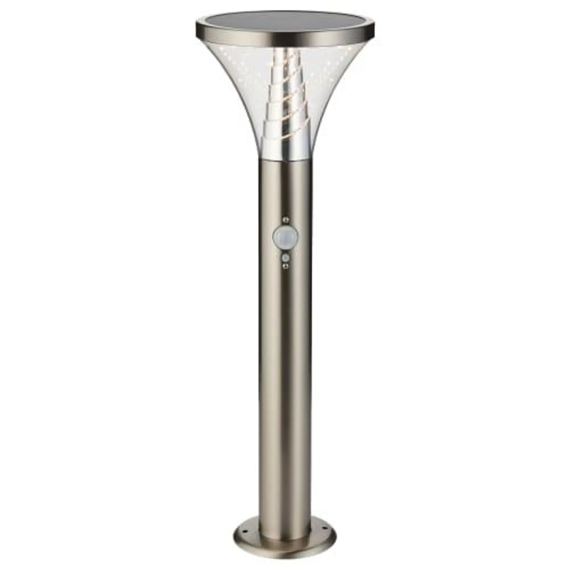 Saxby Toko Outdoor Solar Post Light - Brushed Stainless Steel