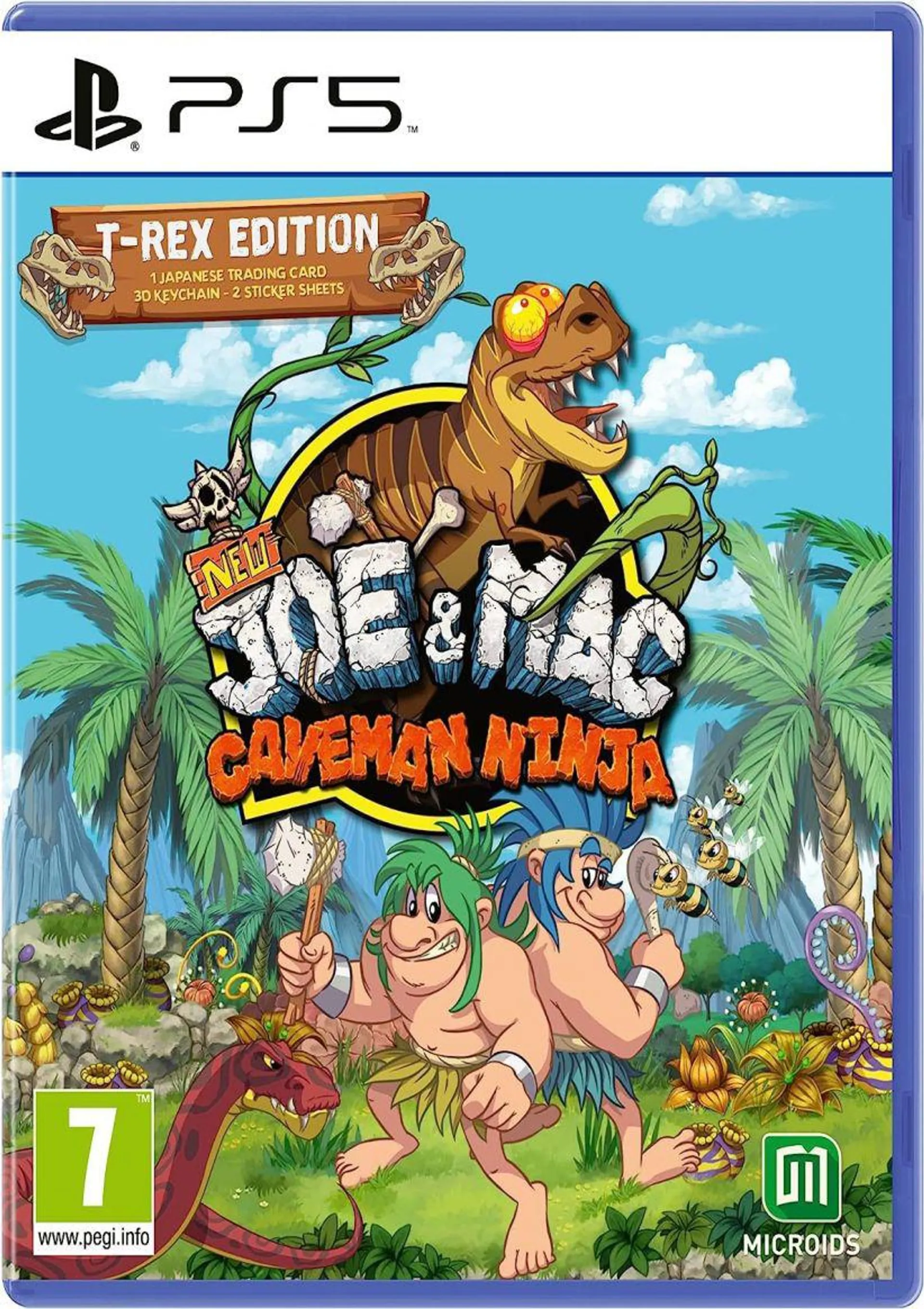 New Joe & Mac: Caveman Ninja - T-Rex Edition on PlayStation 5