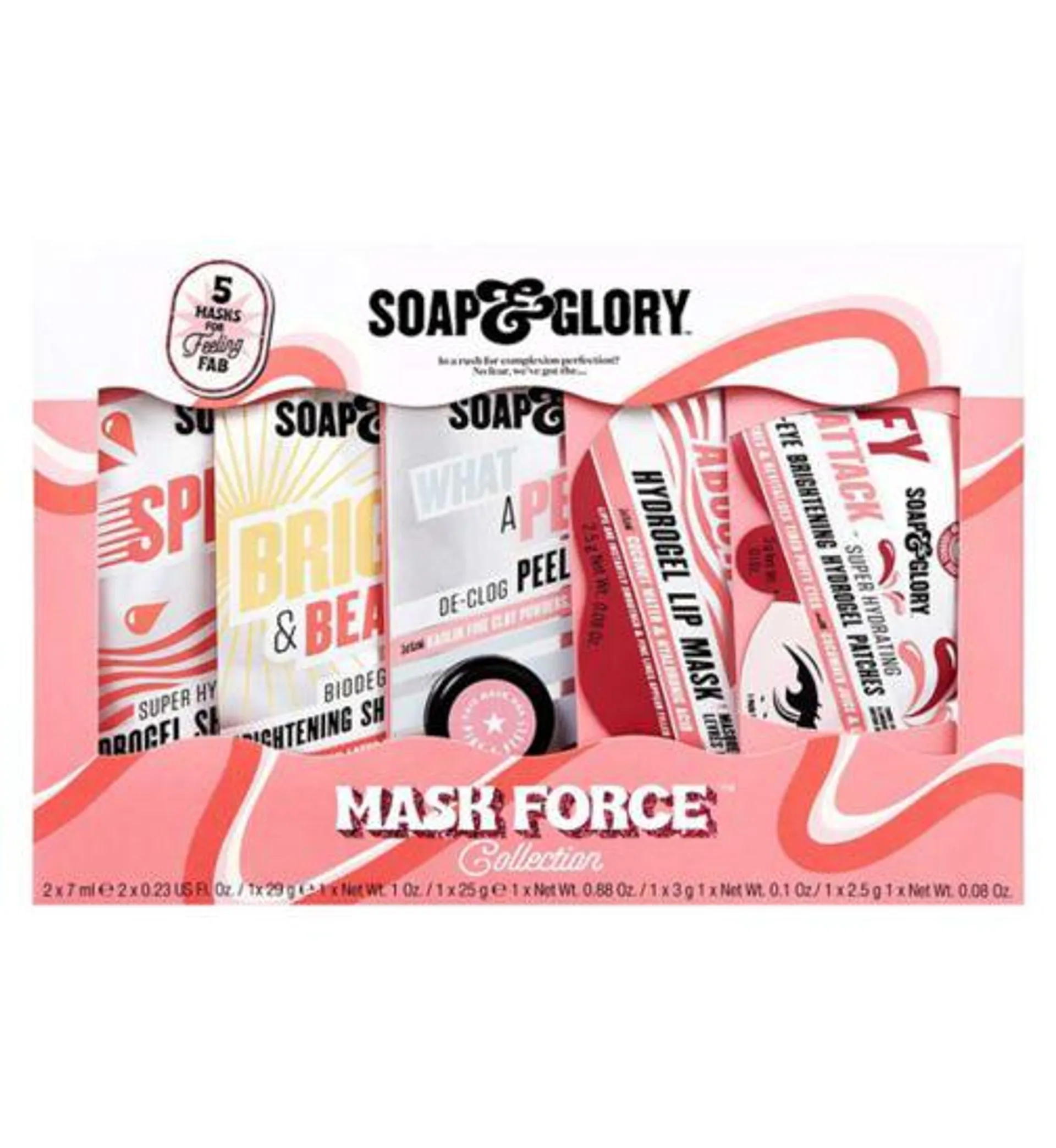 Soap & Glory Mask Force Collection 5 Piece Gift Set
