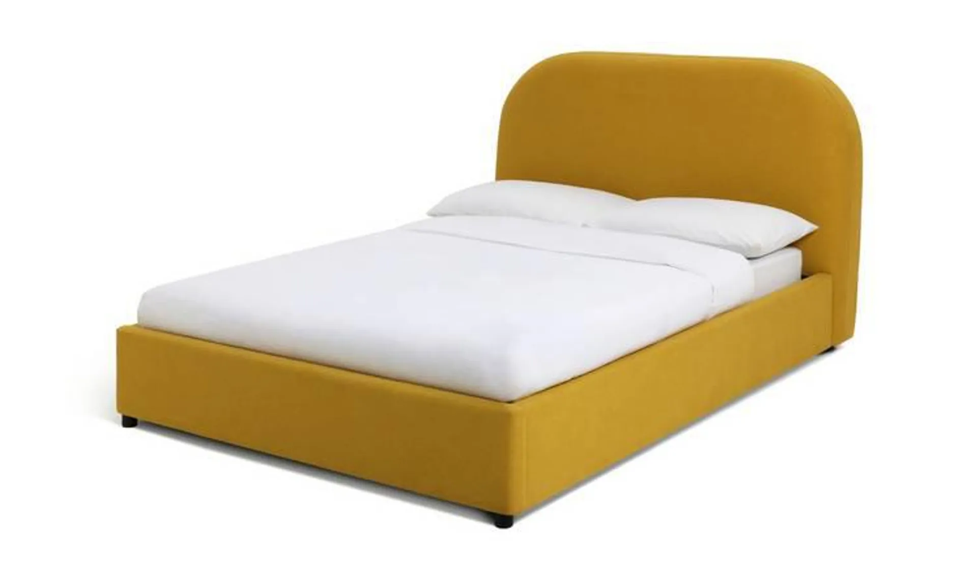 Habitat Layla Double Ottoman Bed Frame - Yellow
