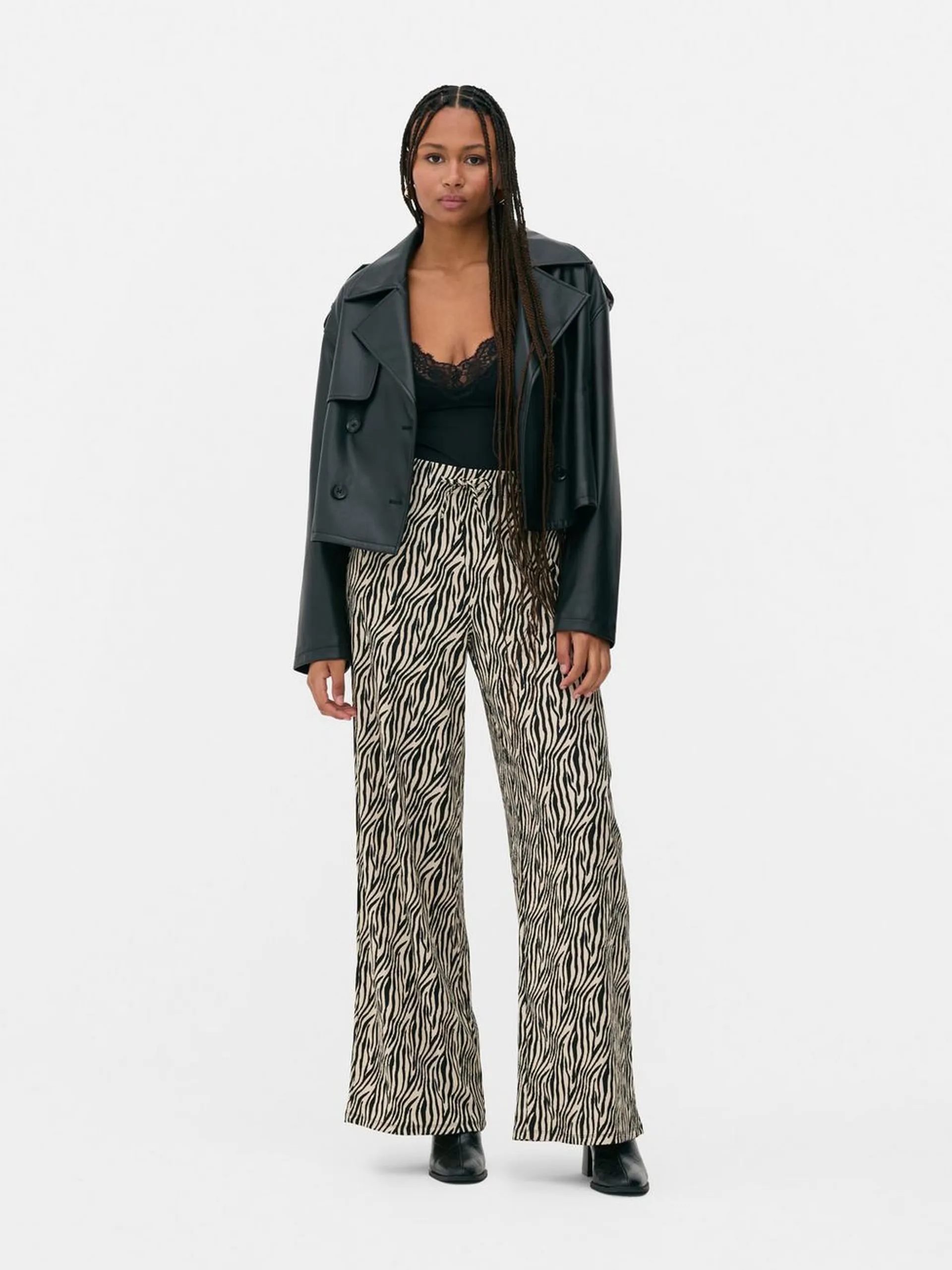 Animal Print Pants