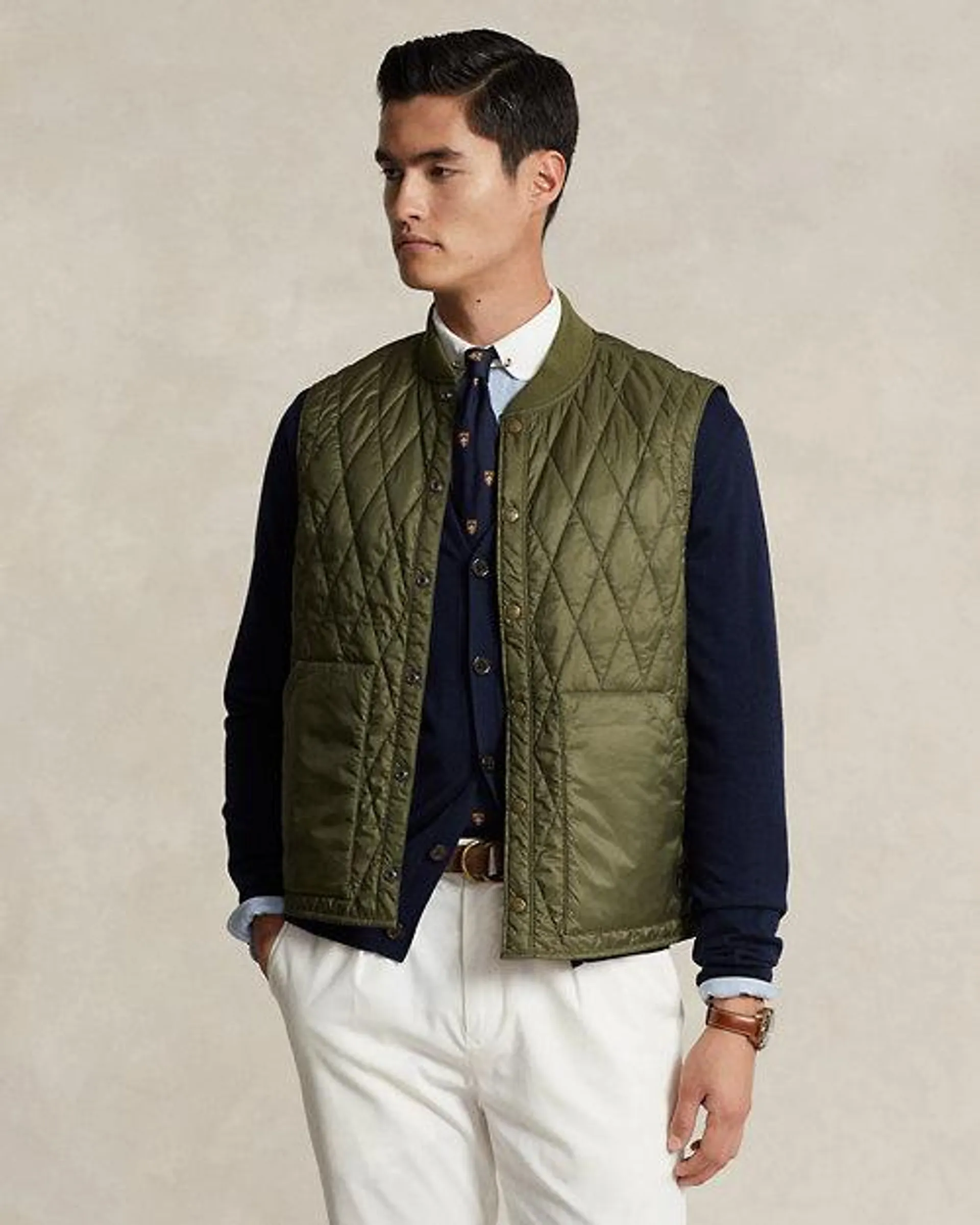 Water-Repellent Quilted Gilet