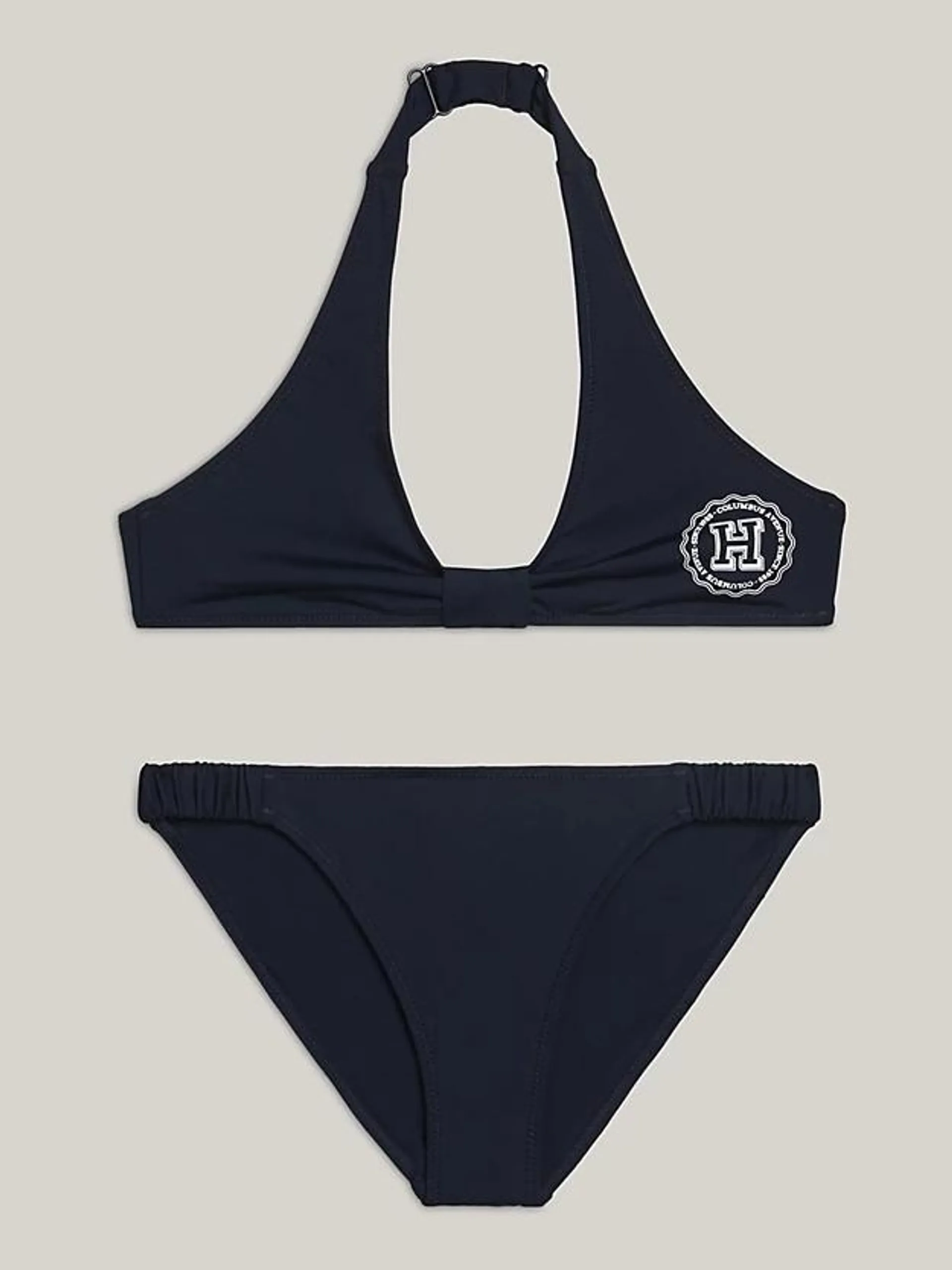 Hilfiger Monotype Logo Halterneck Bikini Set