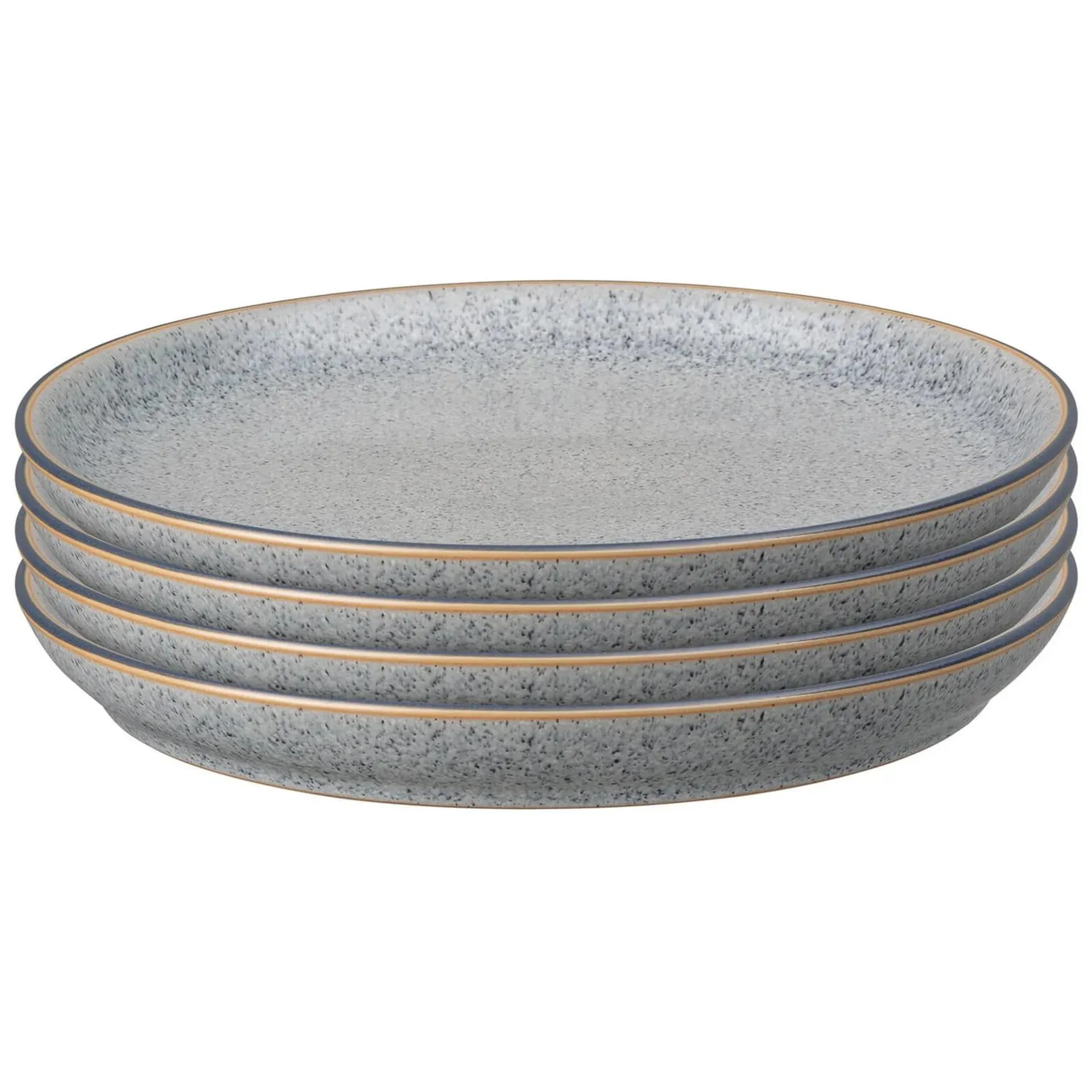 Denby Studio Grey Coupe Dinner Plate - Set of 4