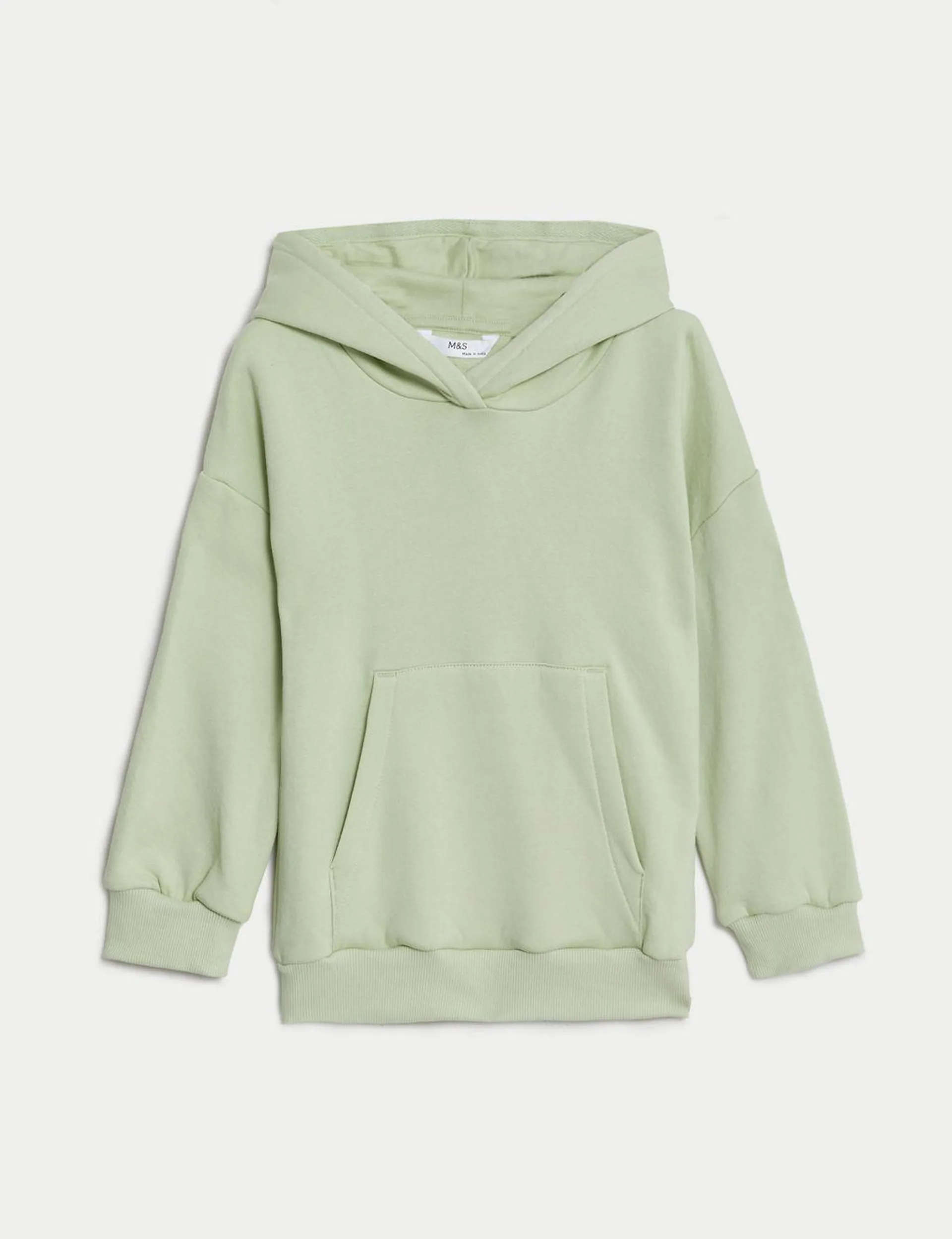 Cotton Rich Plain Hoodie (2-8 Yrs)