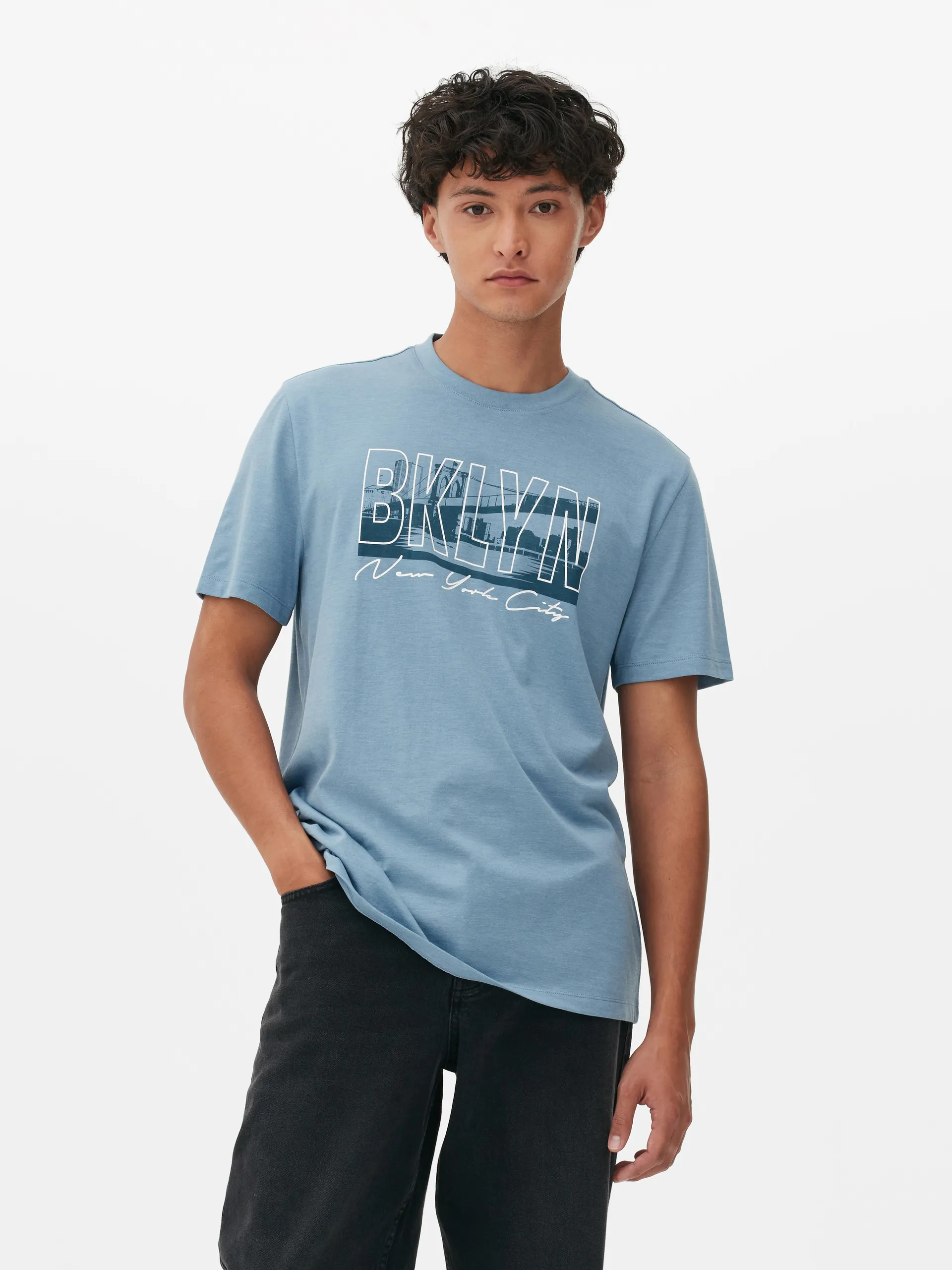 Camiseta con estampado de «Brooklyn»