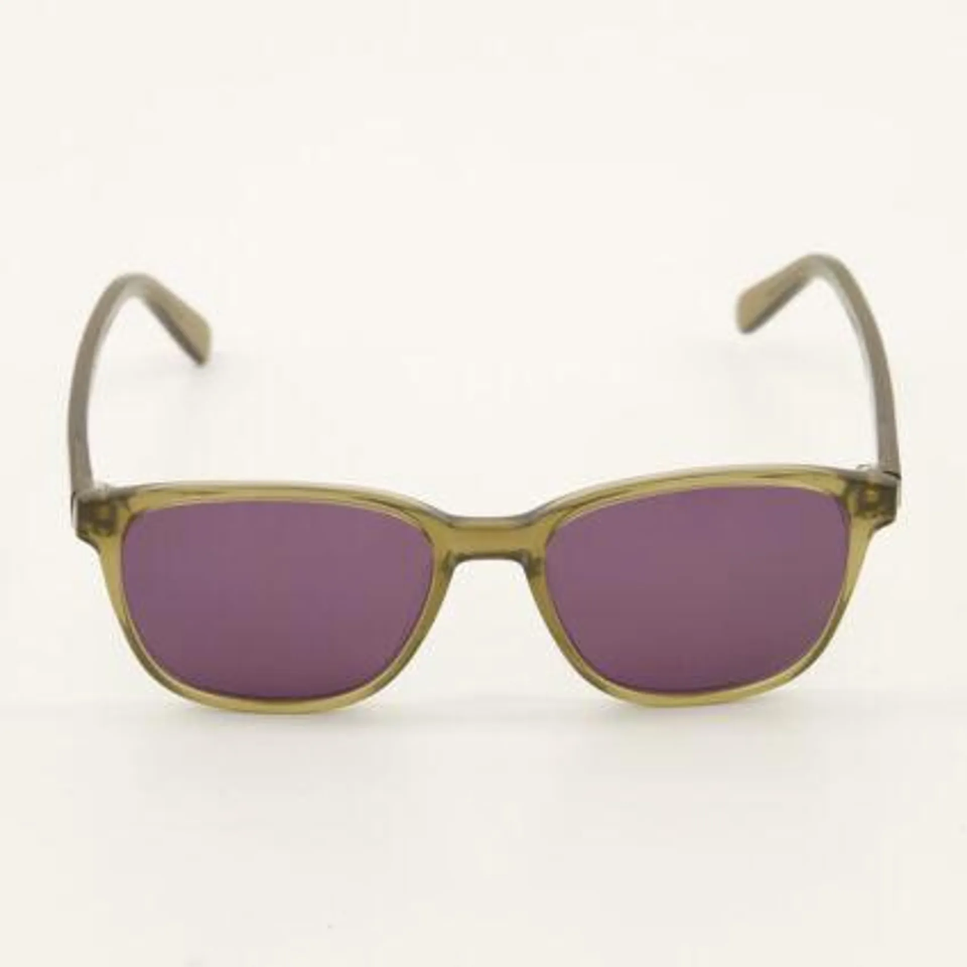 Olive Chesson Square Sunglasses