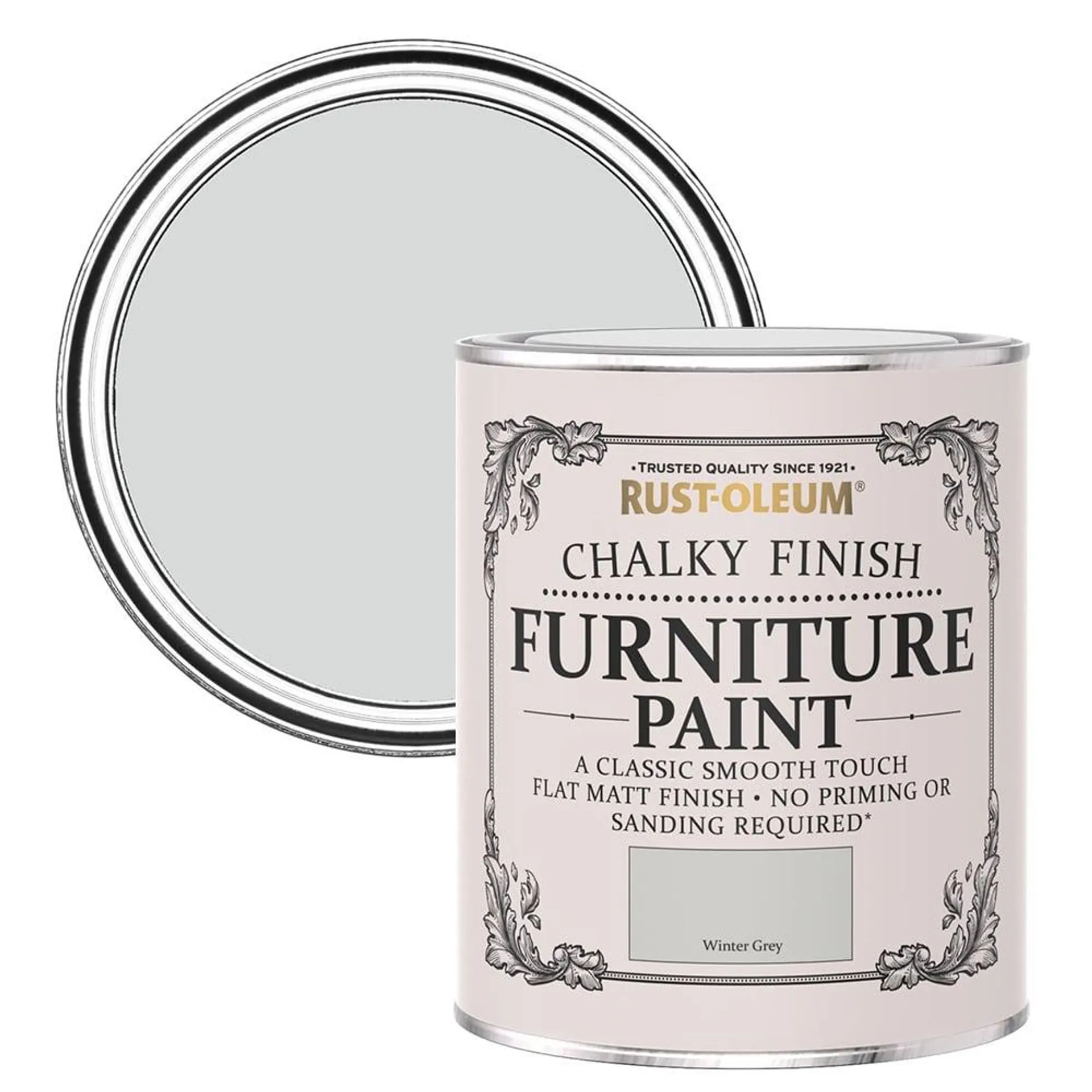 Rust-Oleum Chalky Furniture Paint Winter Grey 750m