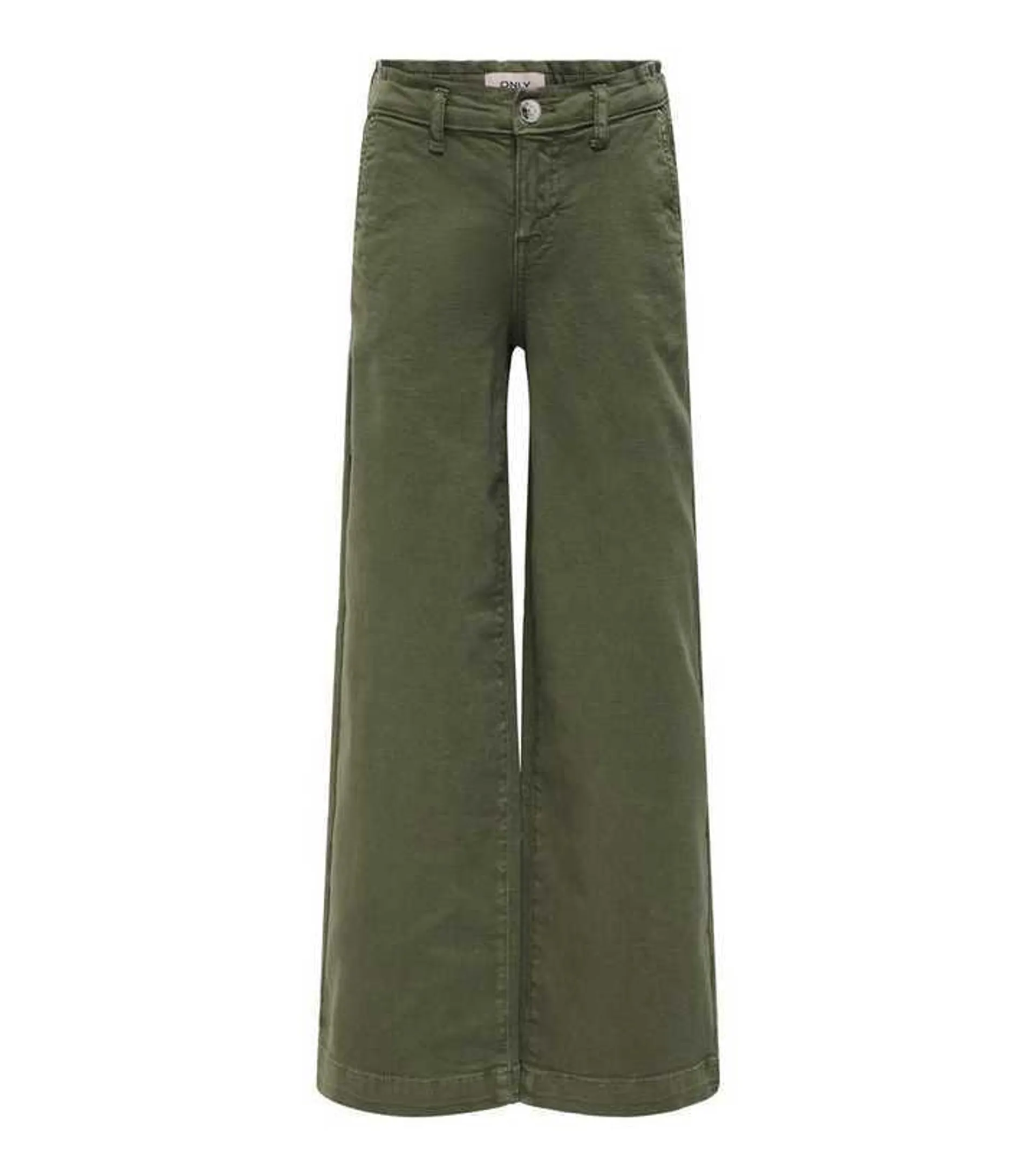 KIDS ONLY Khaki Denim Wide Leg Trousers