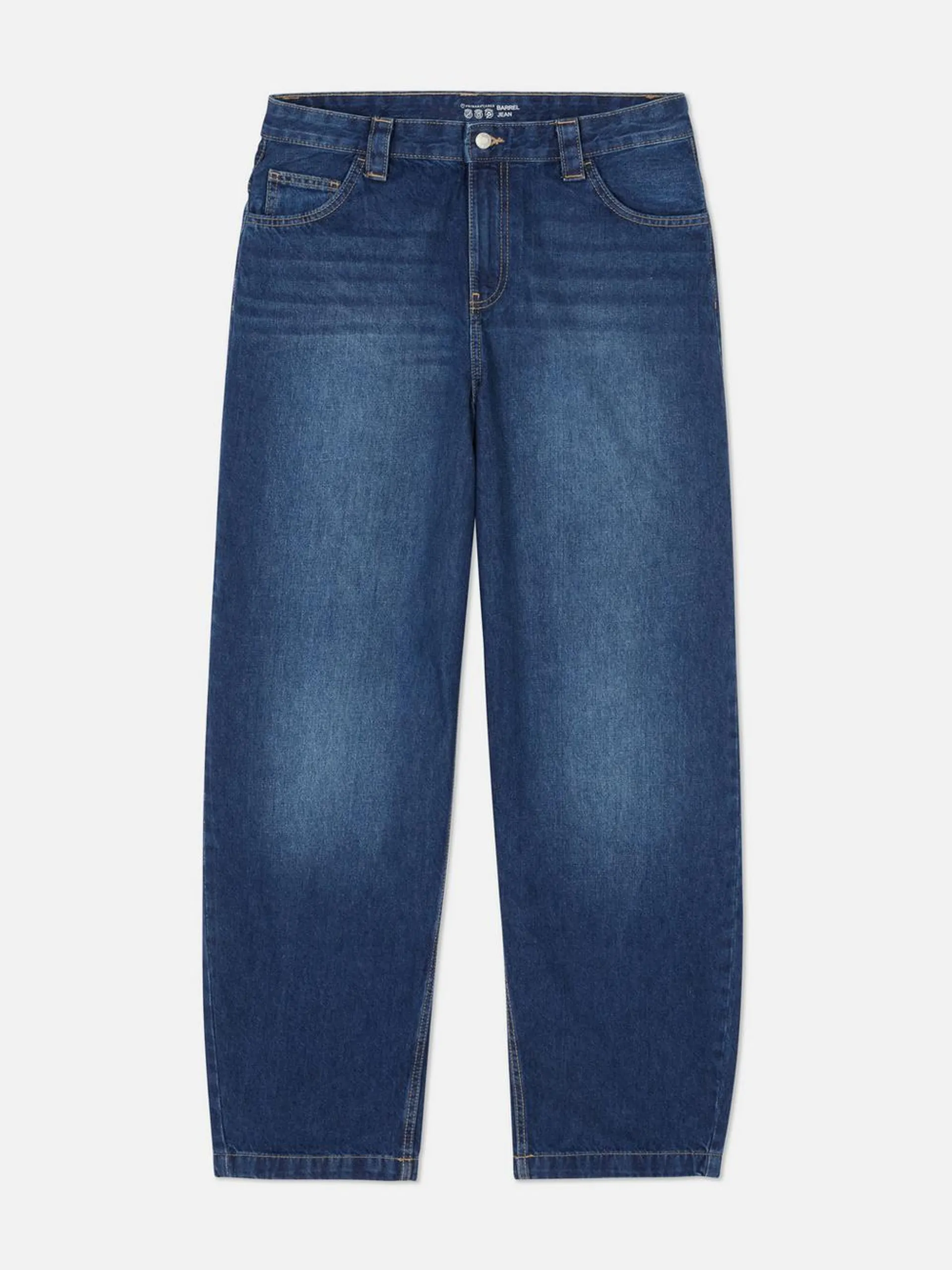 Barrel Leg Denim Jeans