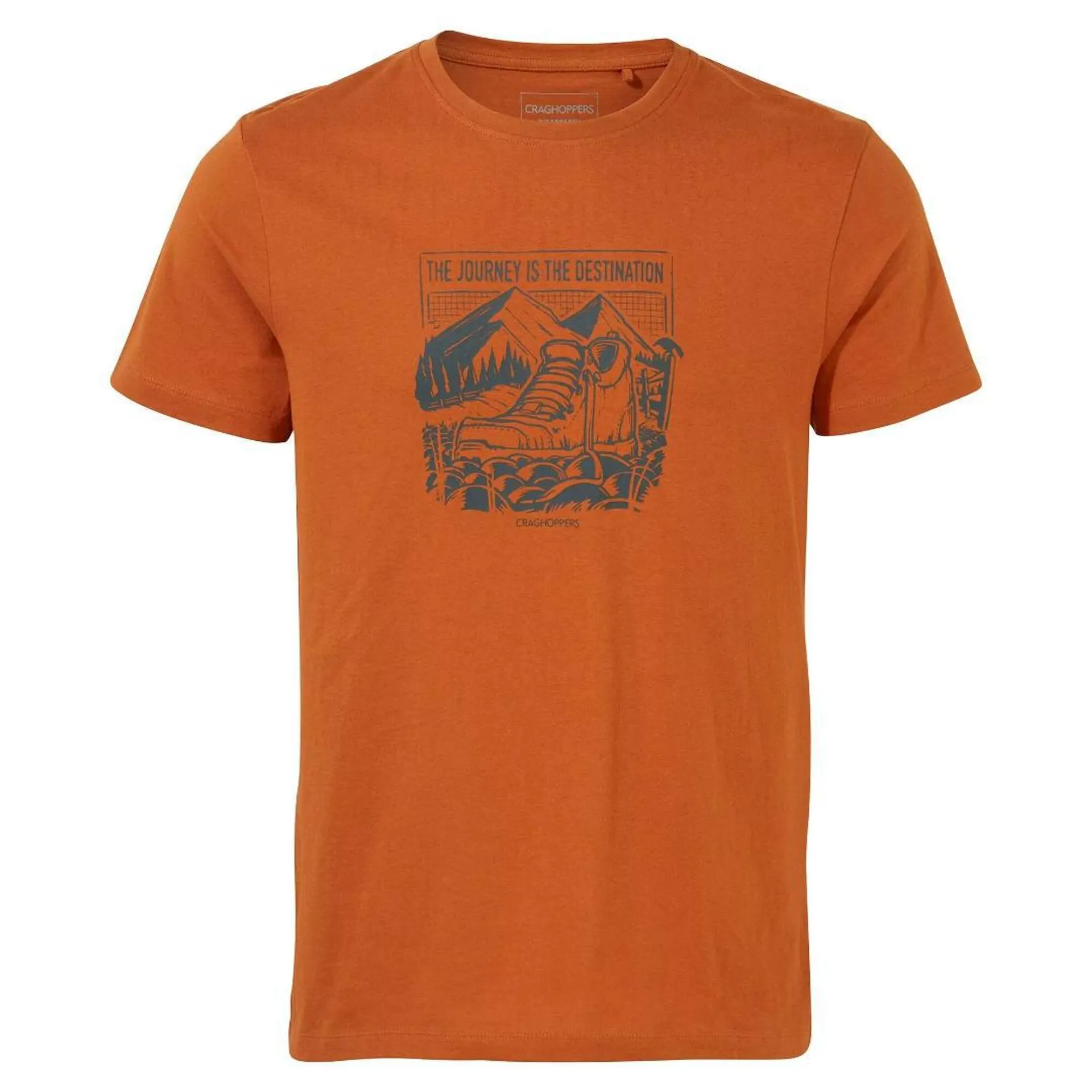 Craghoppers Men's Lugo Short Sleeved T-Shirt - Potters Clay