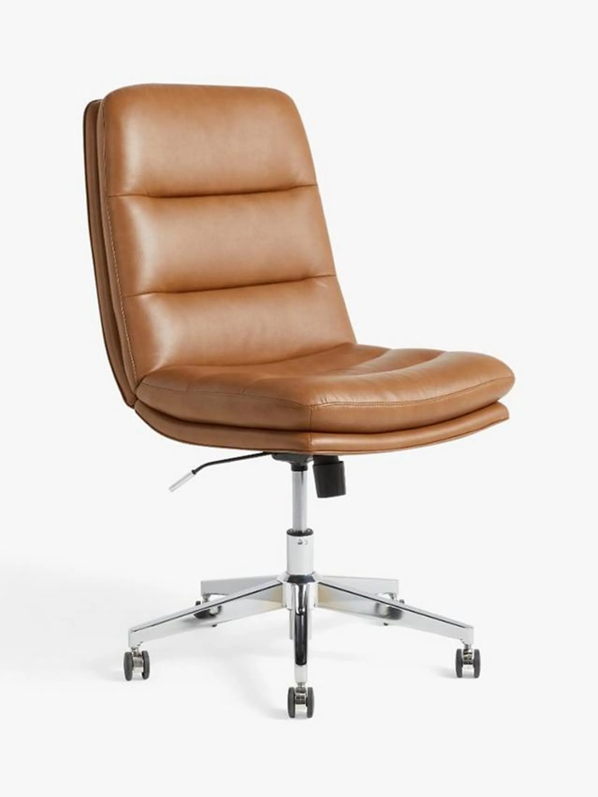 Radcliffe Office Chair, PU Vinyl, Tan