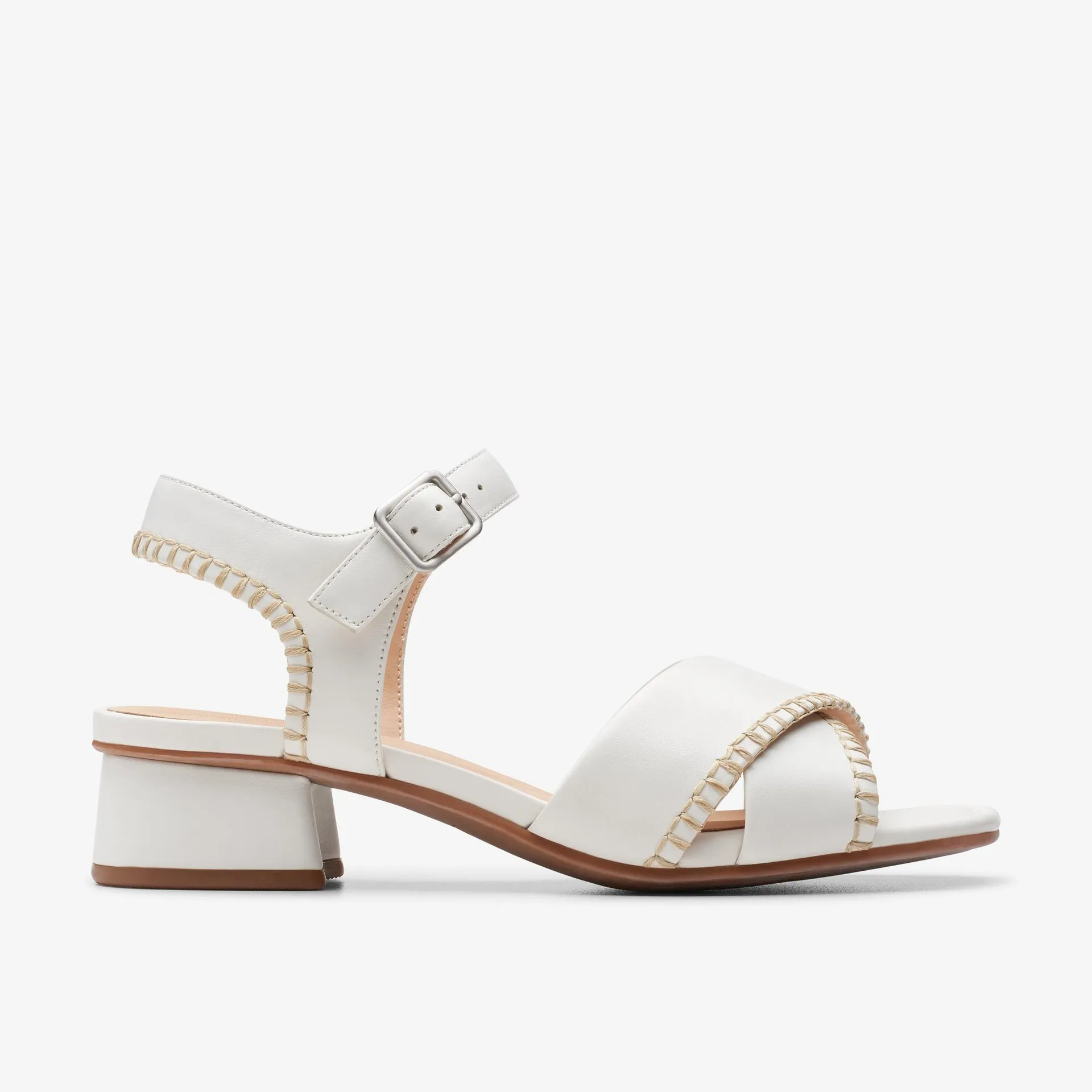 Serina 35 Cross Off White Leather