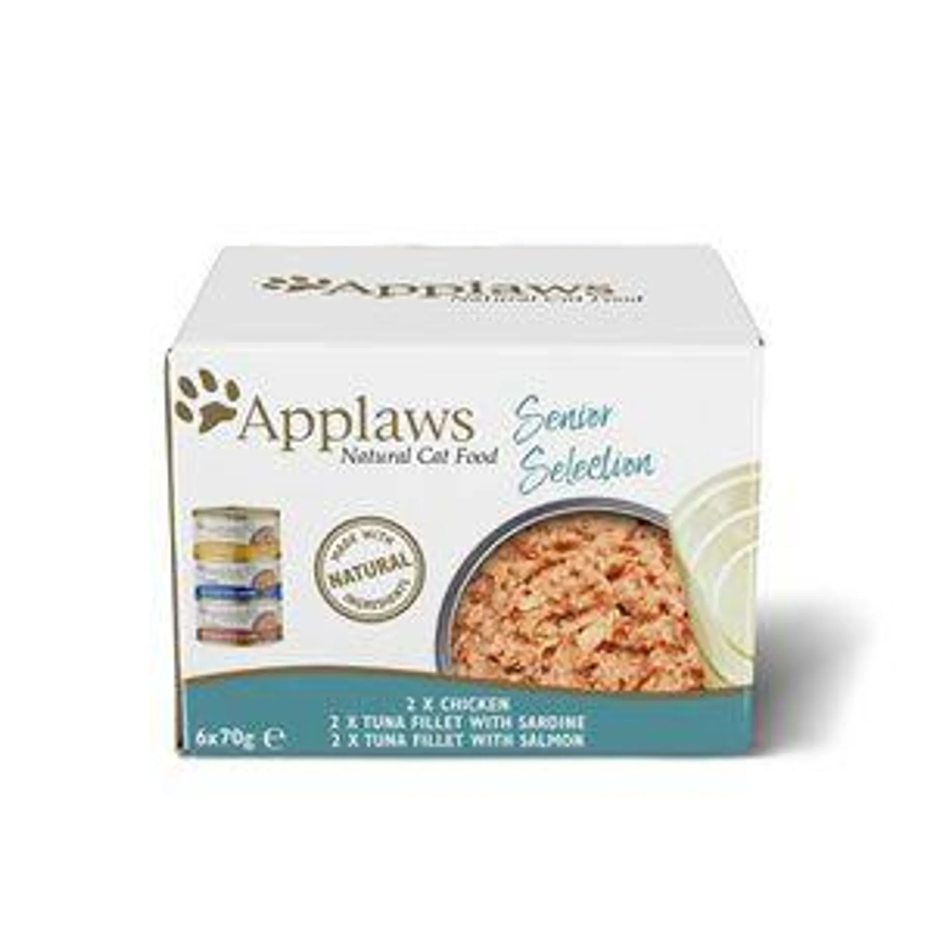Applaws Cat Tin Multipack Senior Selection 6X70G