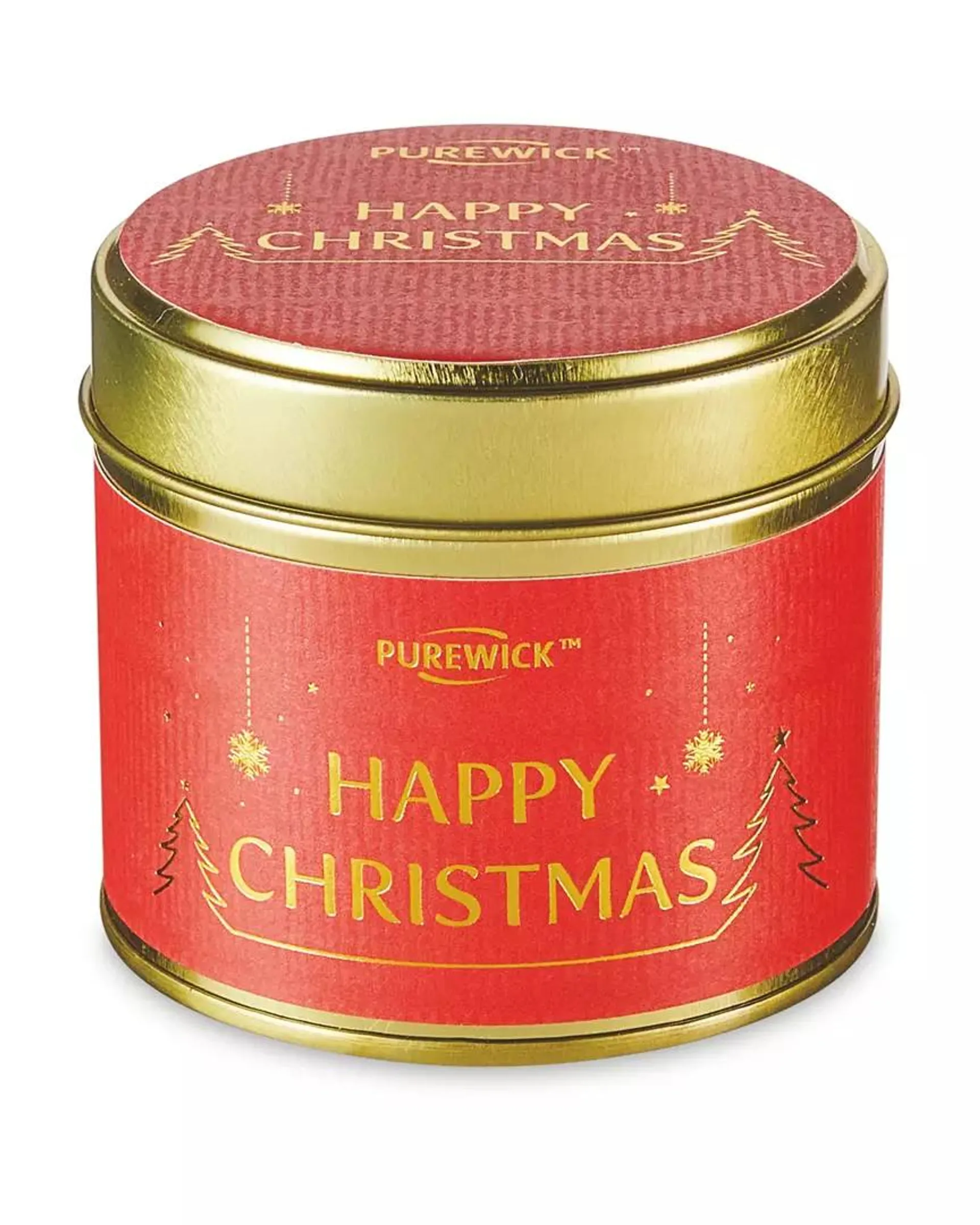 Christmas Tin Candle