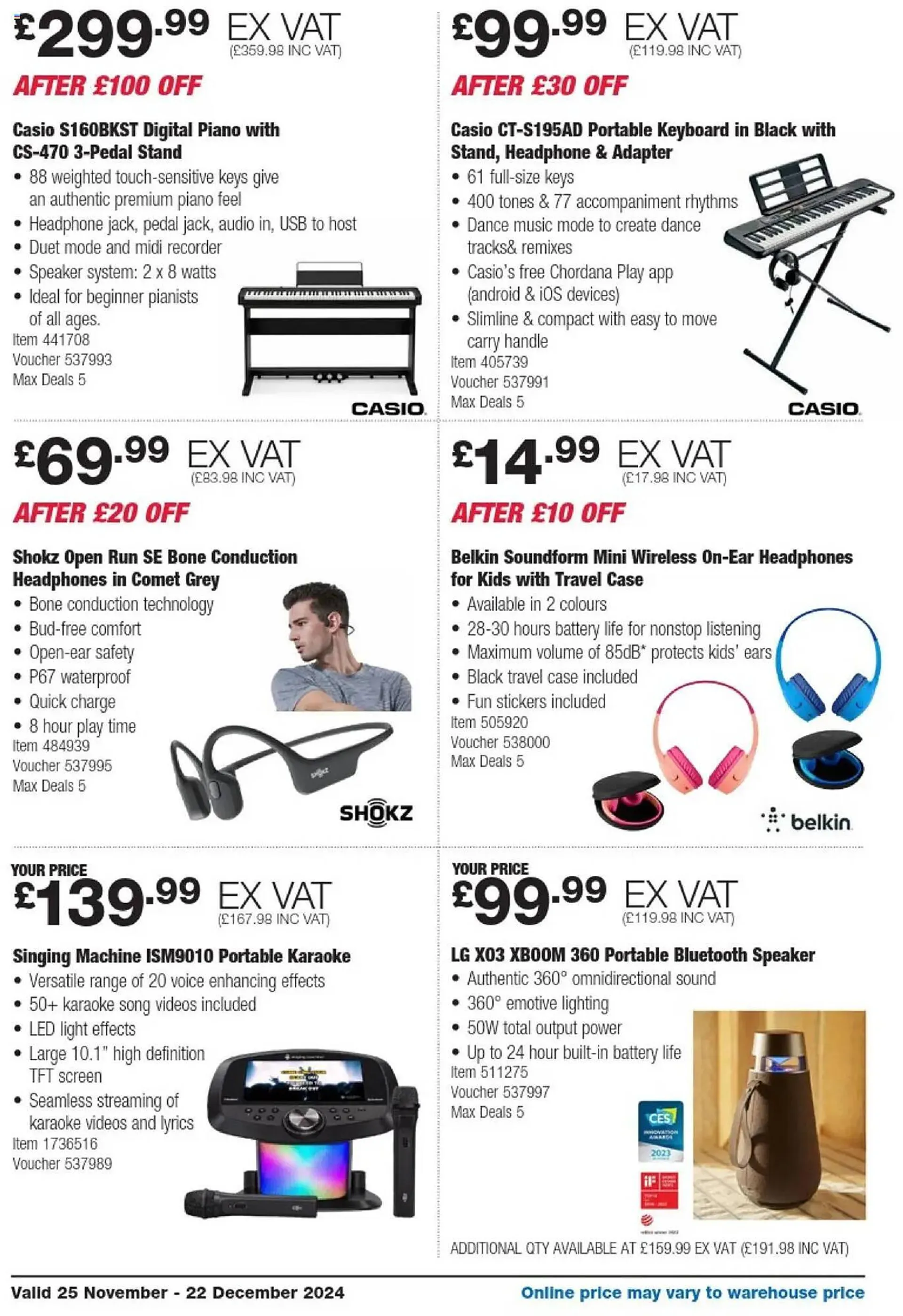 Costco leaflet from 25 November to 22 December 2024 - Catalogue Page 2