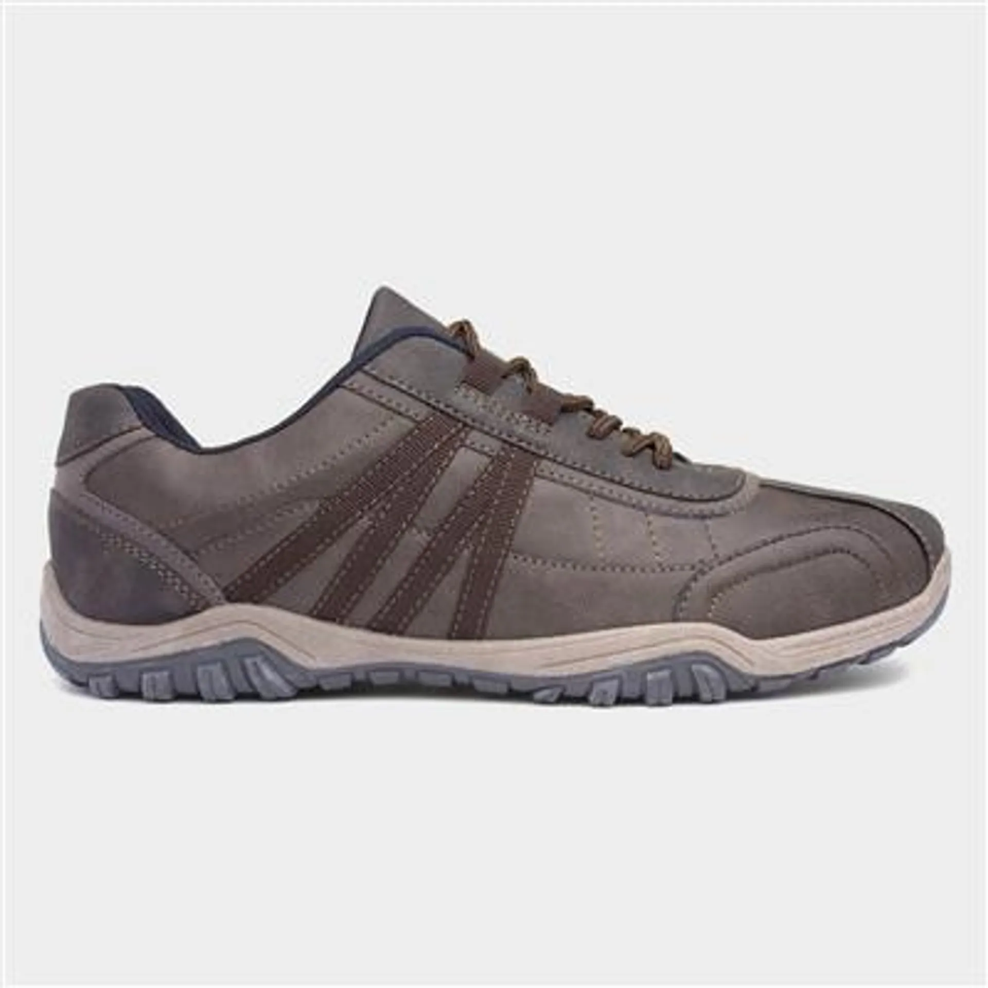 Belmont Mens Brown Sporty Casual