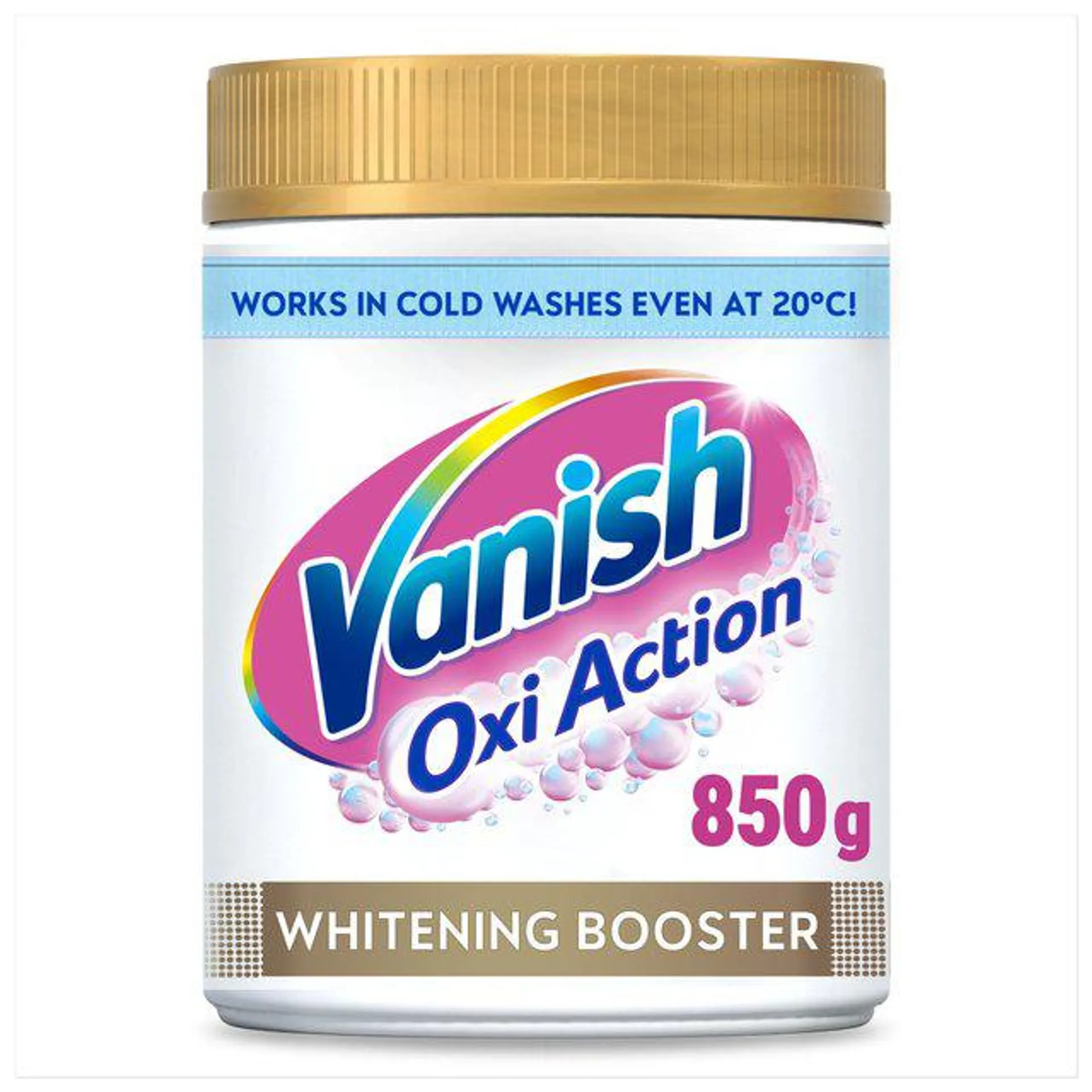 Vanish Oxi Action Fabric Stain Remover Powder Whites 850g
