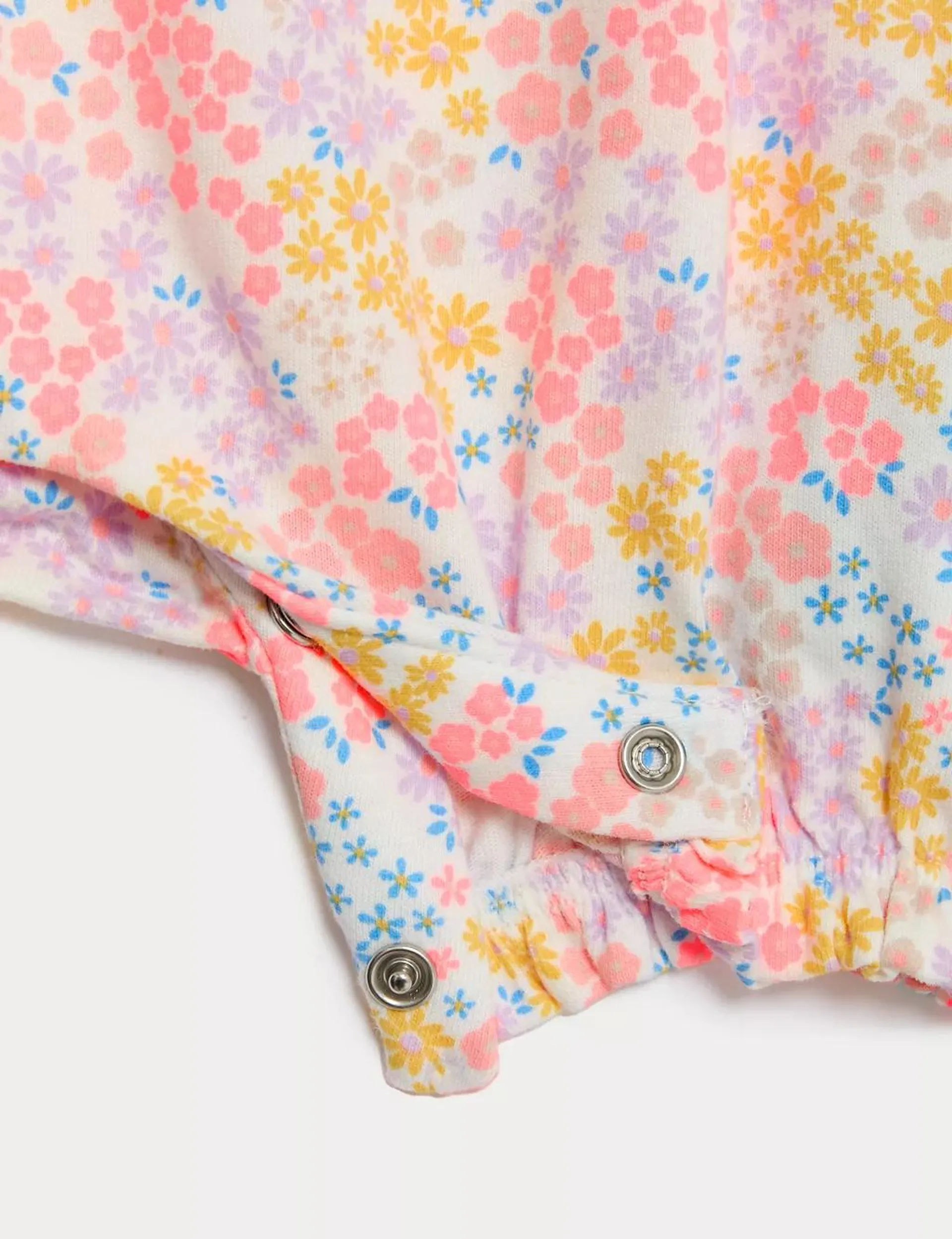 Pure Cotton Ditsy Floral Romper (0-3 Yrs)