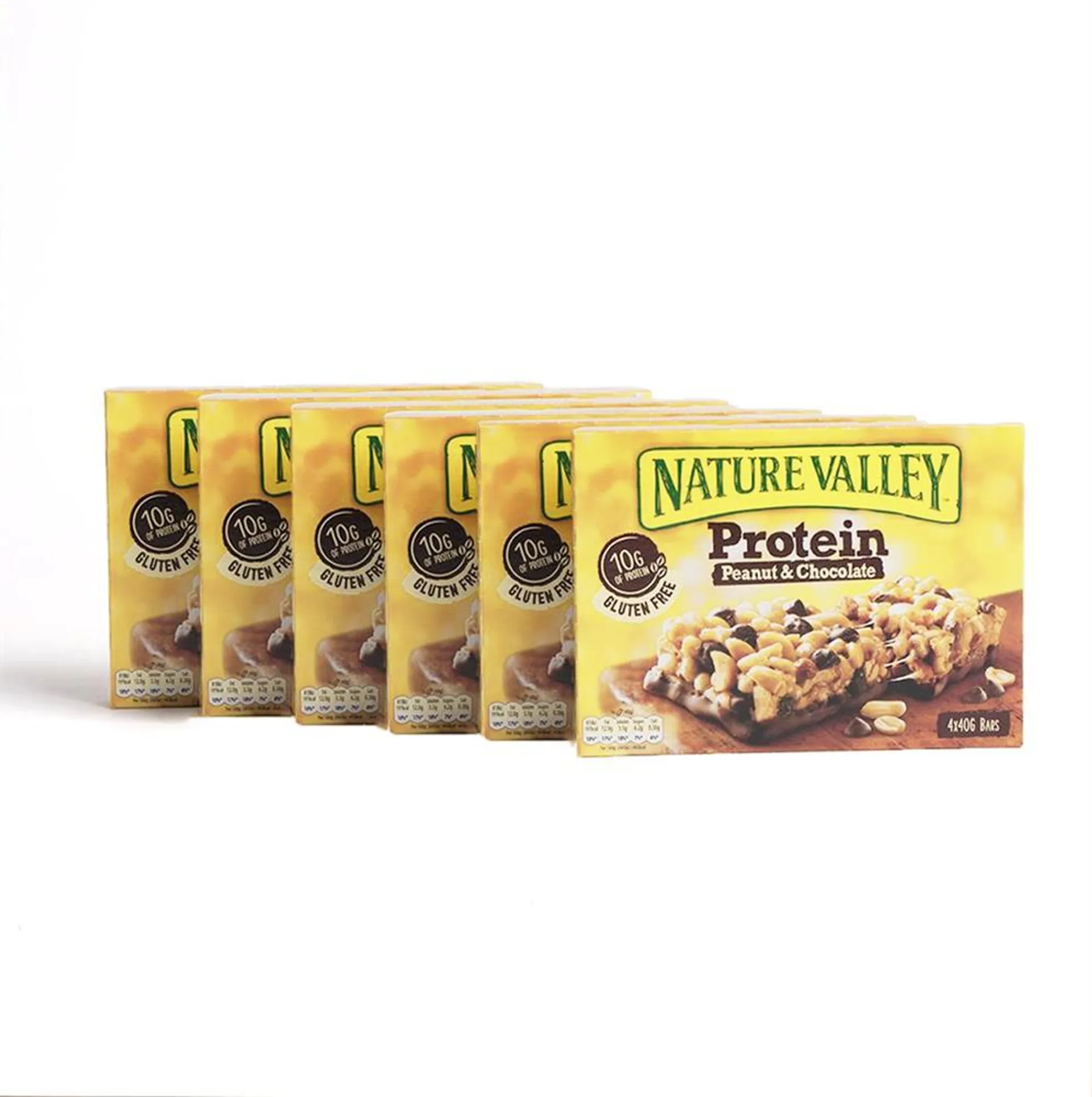 Nature Valley: Protein Cereal Bar 4 Pack 160g - Peanut & Chocolate (Case of 6)