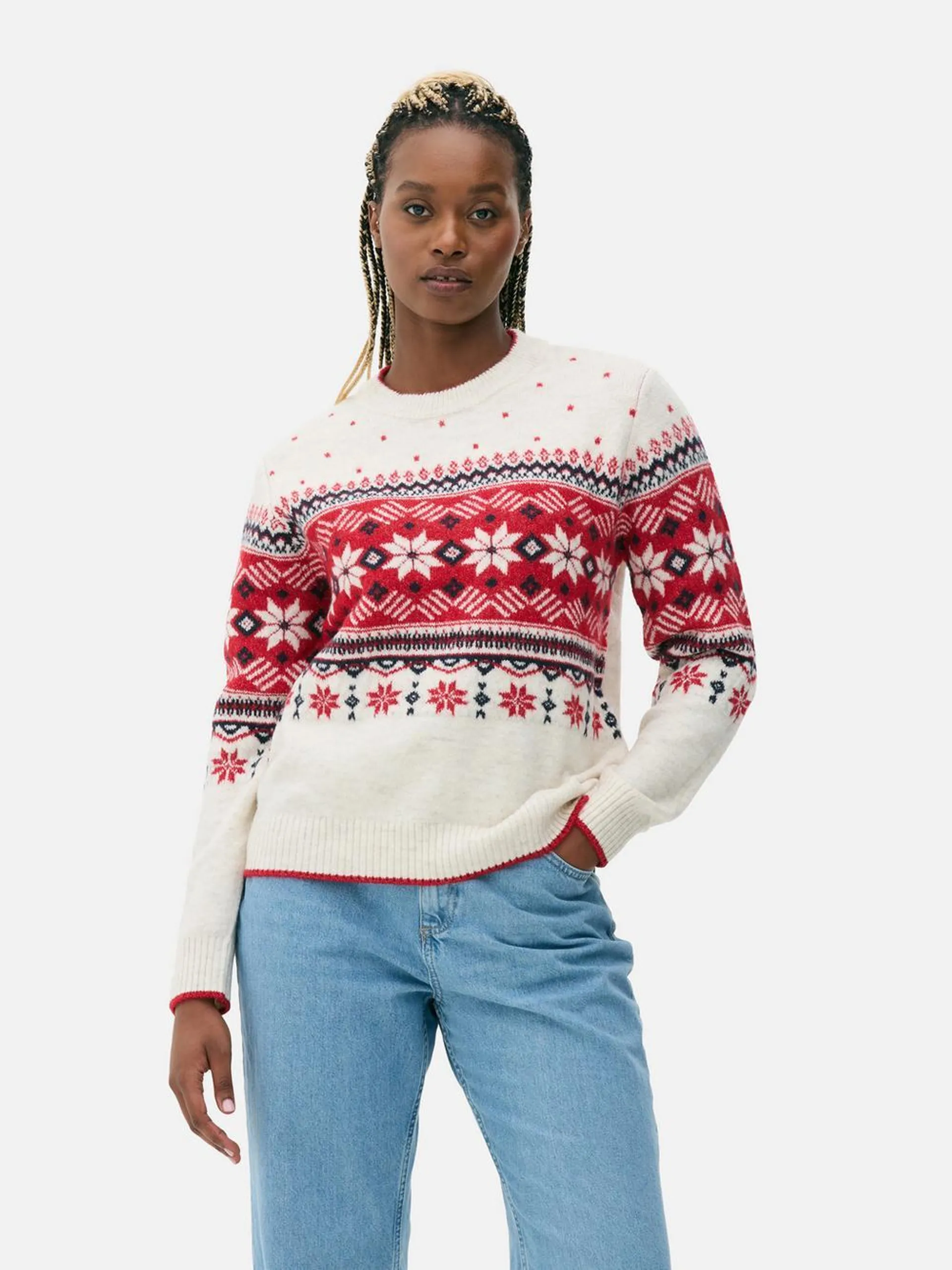 Women’s Fair Isle Christmas Family Matching Jumper