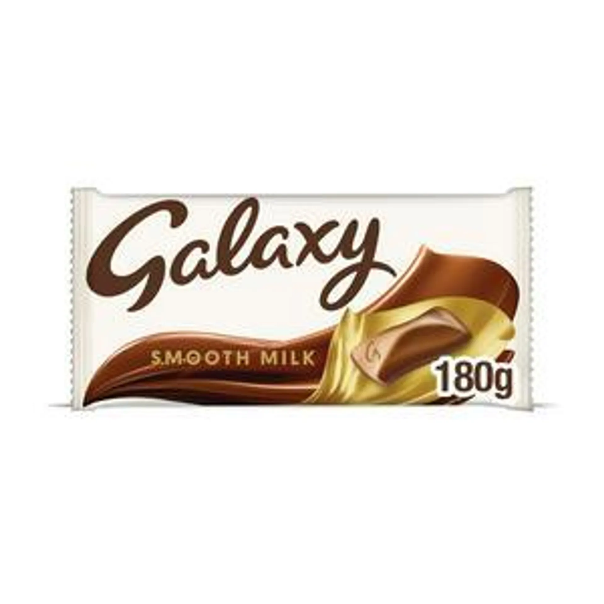 Galaxy Smooth Milk Chocolate Block Bar Vegetarian 110g