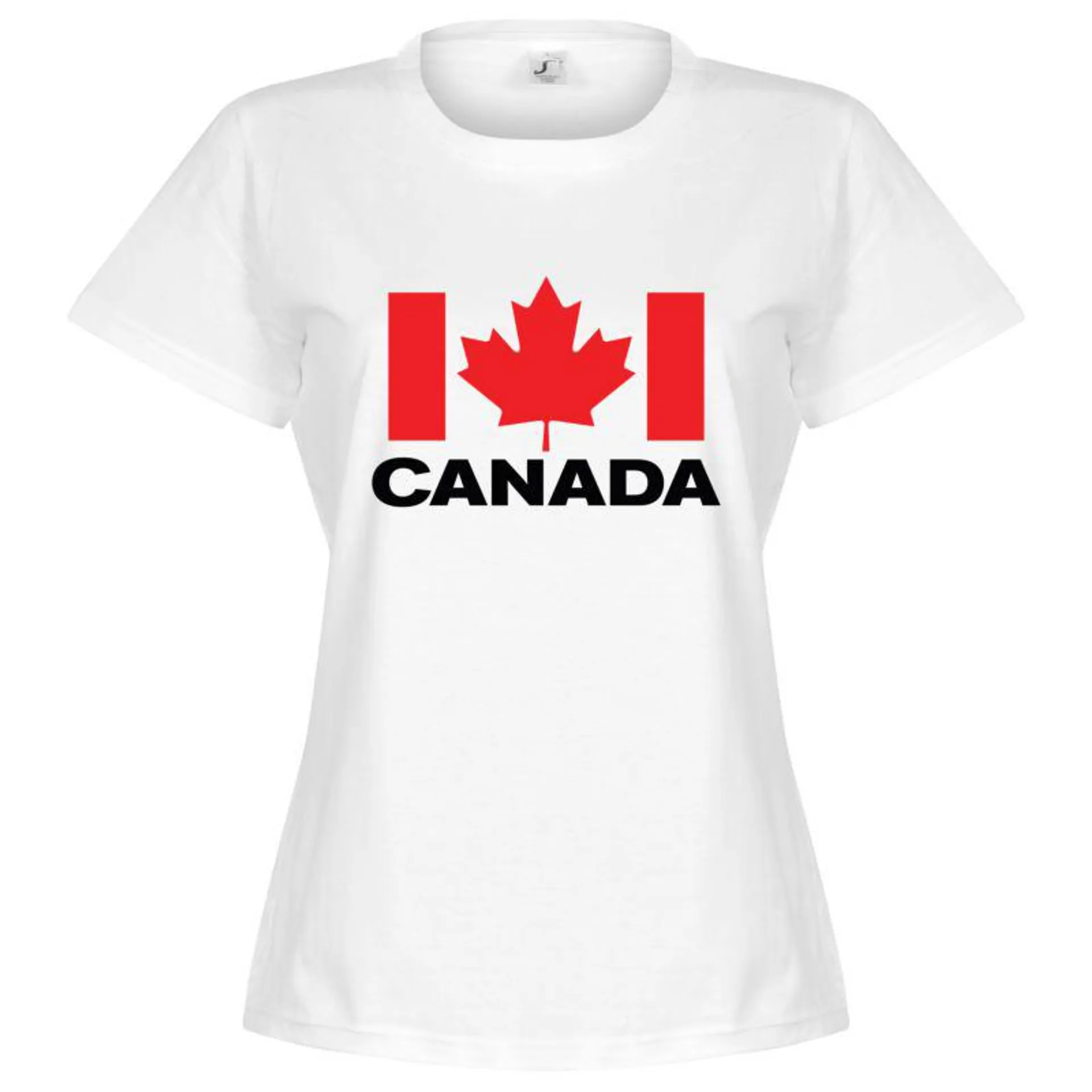 Canada Team Womens T-Shirt - White