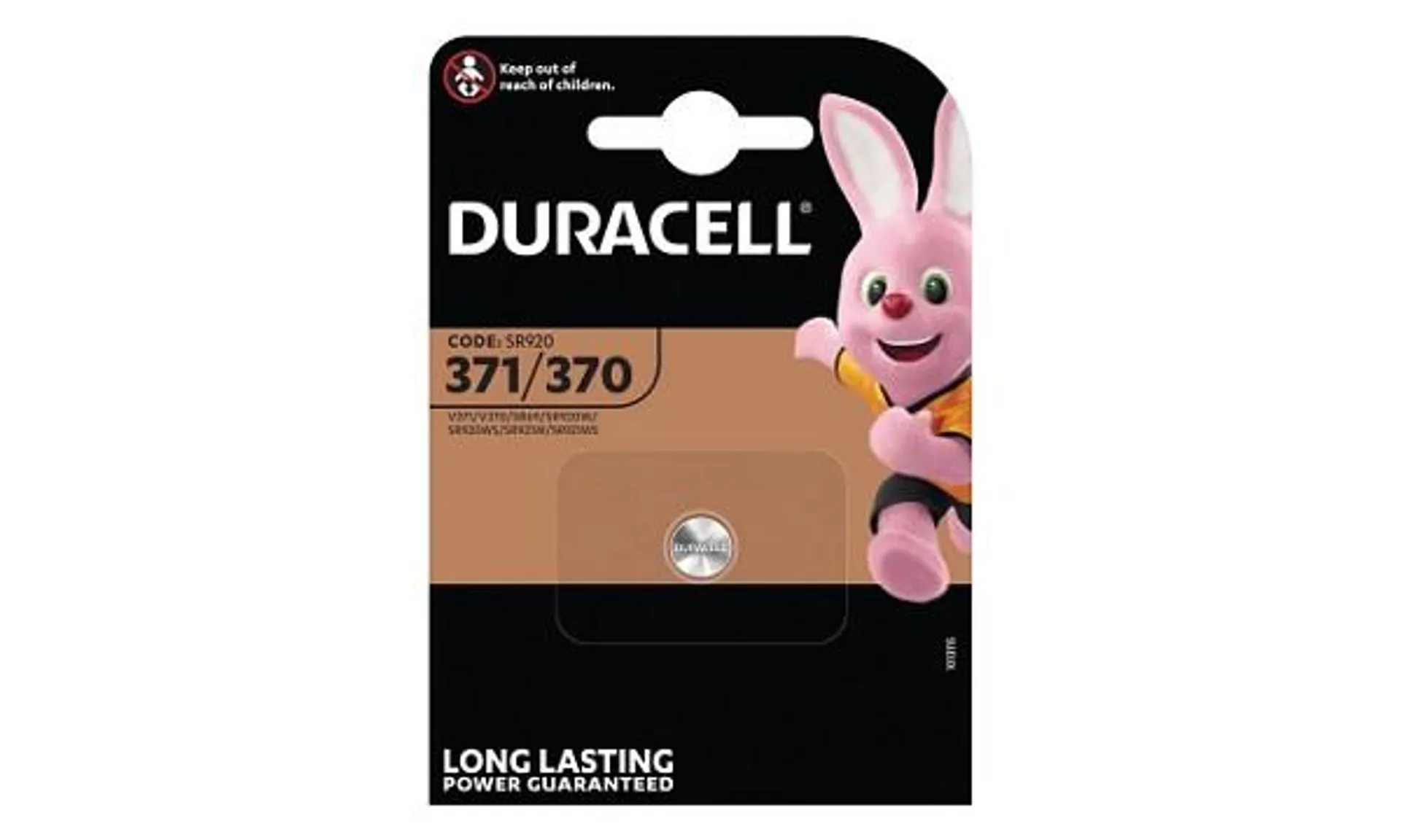 Duracell 370/371 1.5V Watch Battery