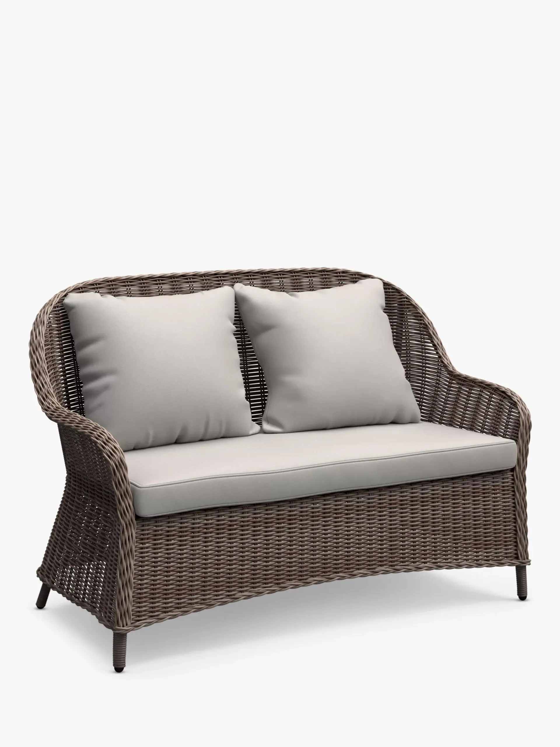 Rye Woven 2-Seater Garden Sofa, Natural