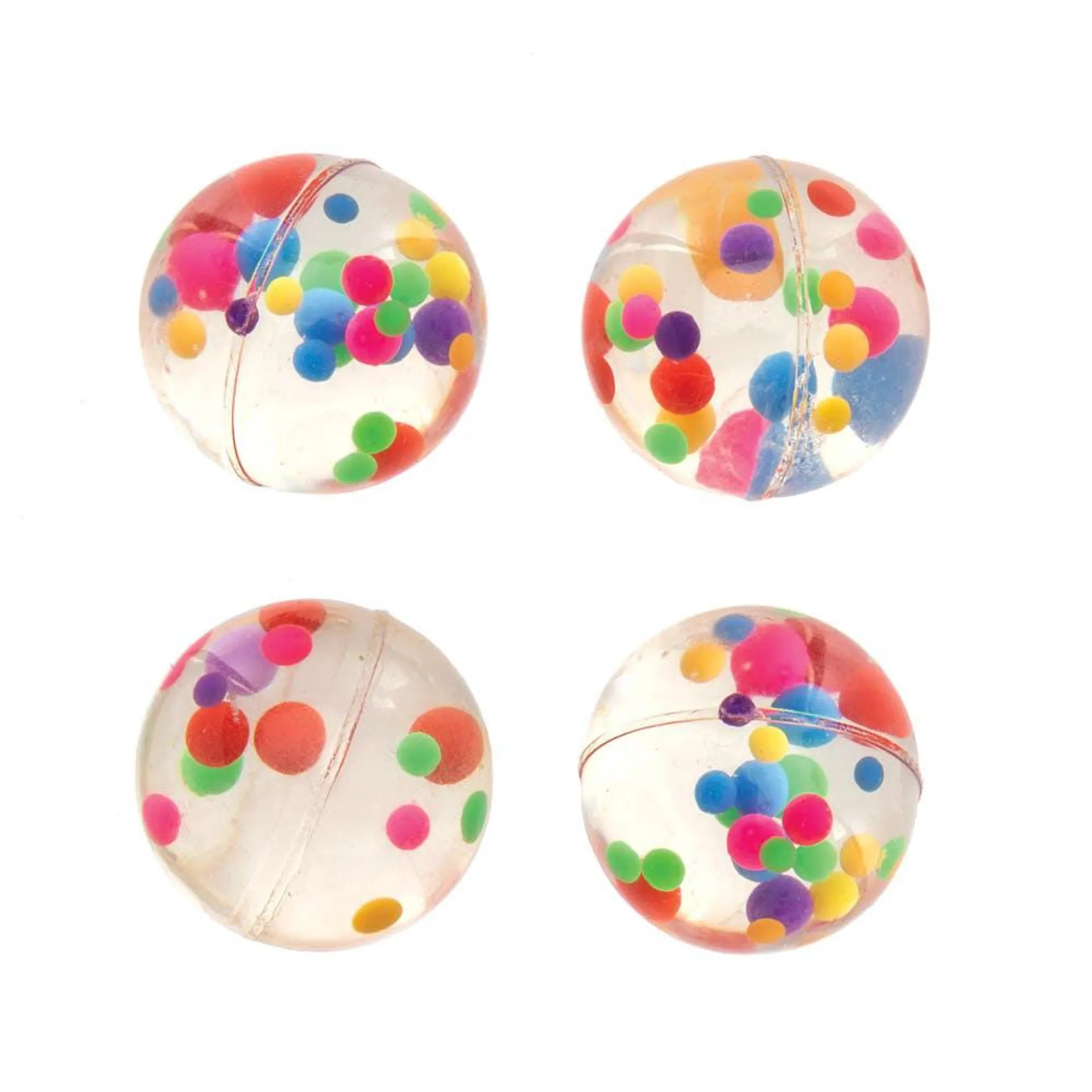 Rainbow Bead Bouncy Balls