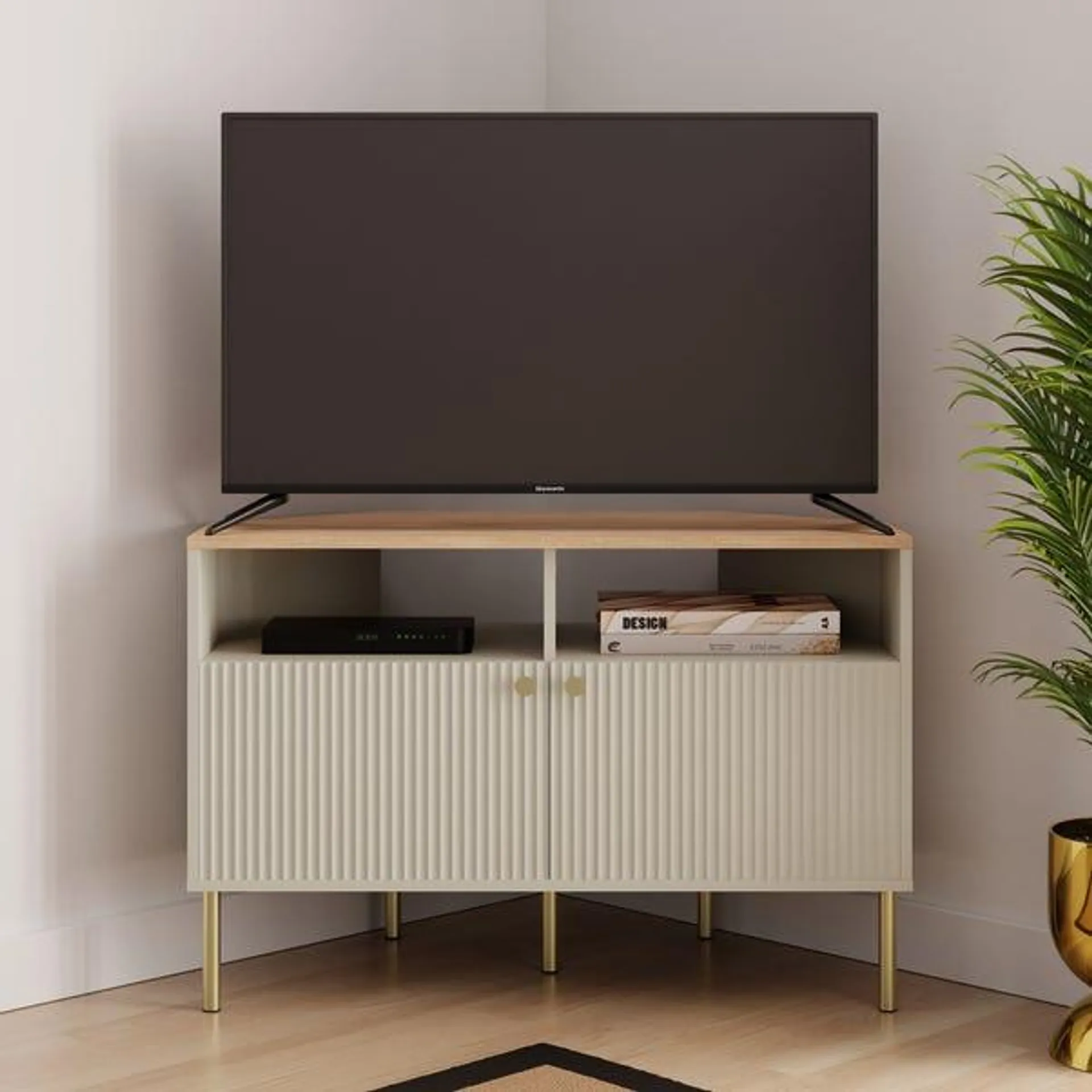 Georgi High Corner TV Unit for TVs up to 60"