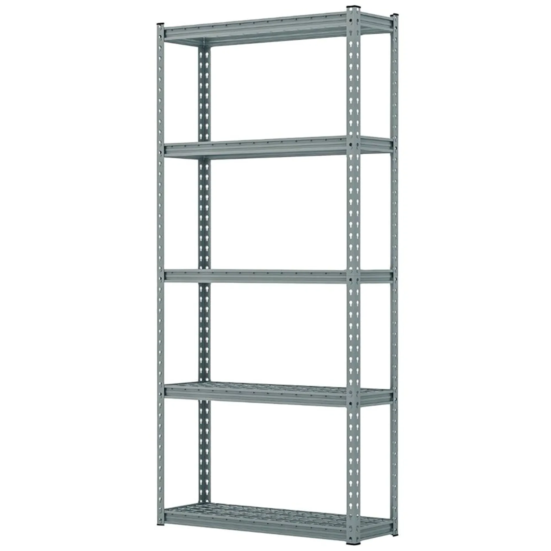 Costway 5 Shelf Grey Warehouse Shelving Unit