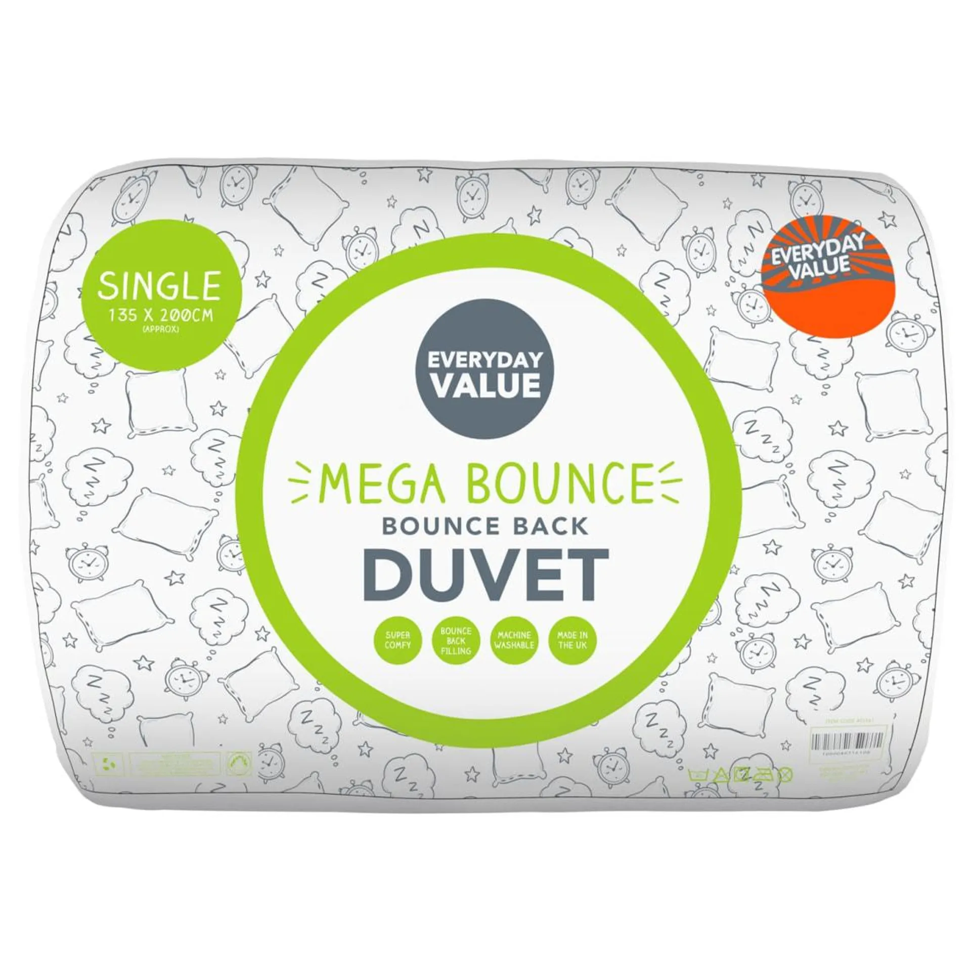 Everyday Value Mega Bounce Duvet - Single