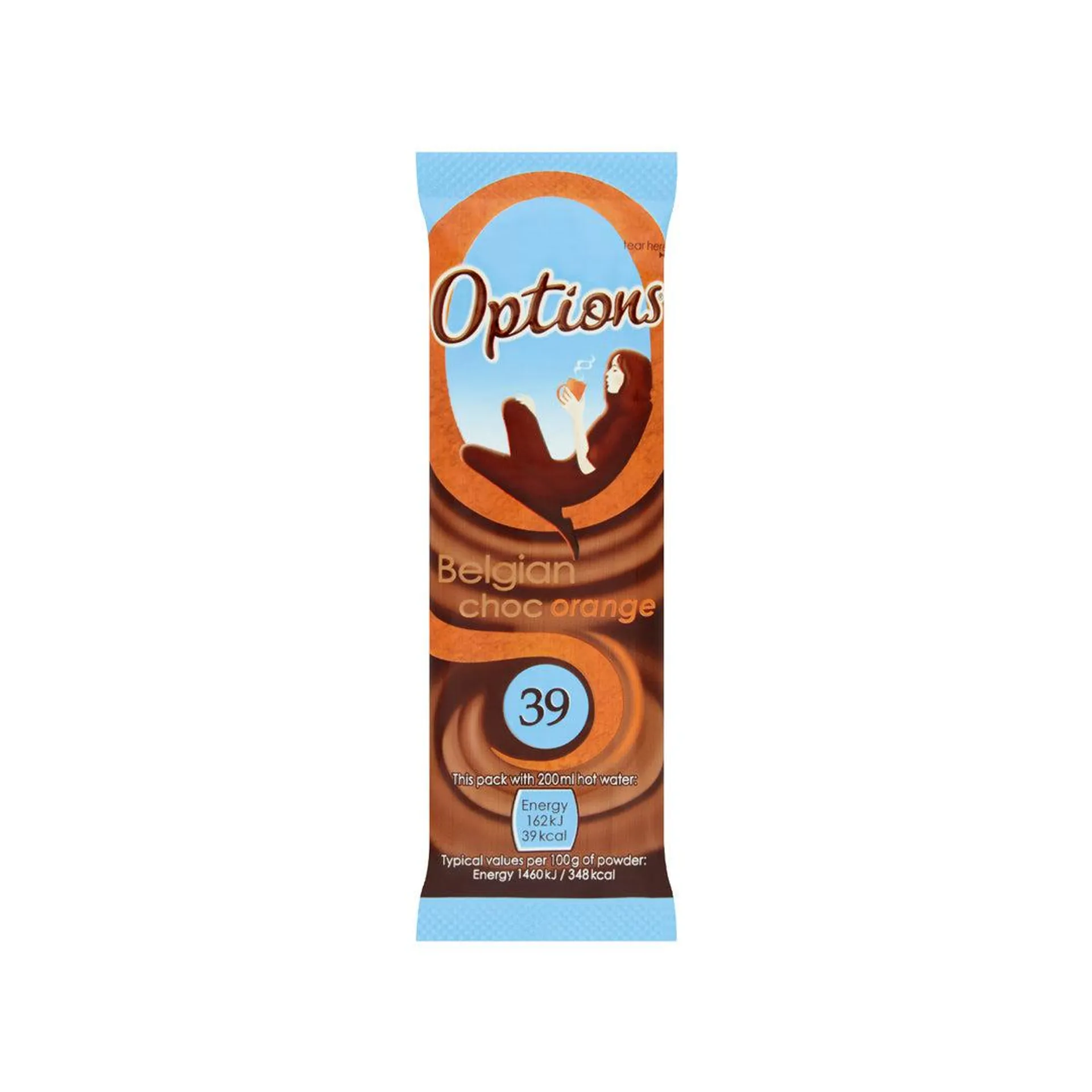 Options Belgian Choc Orange