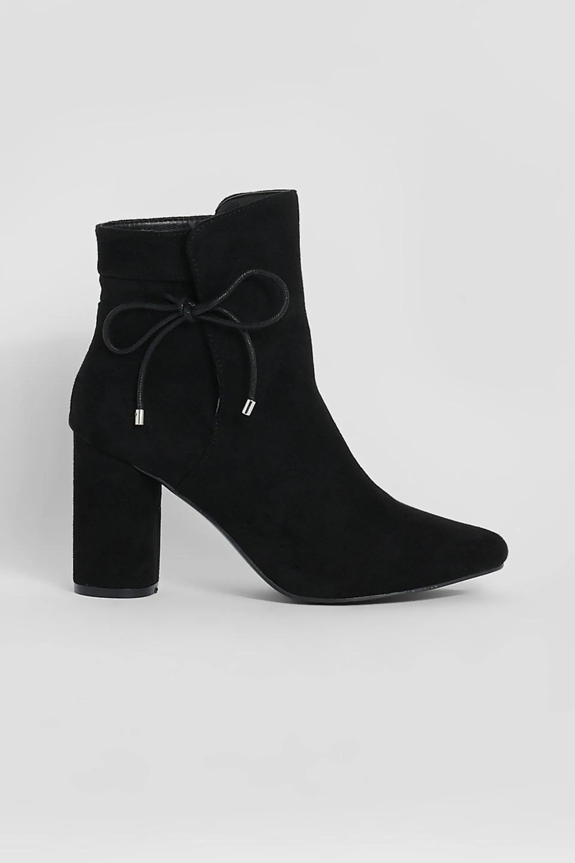 Bow Detail Ankle Boots