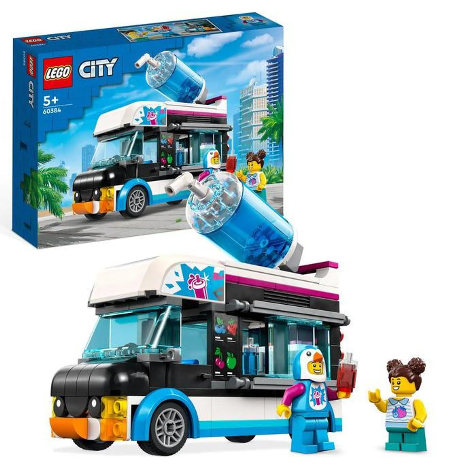 LEGO® 60384 City Great Vehicles Penguin Slushy Van Truck Toy