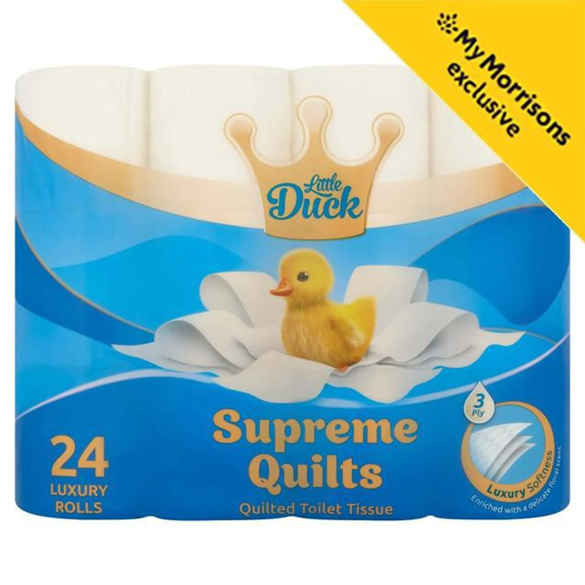 Little Duck Supreme Quilted Toilet Tissue 24 per pack