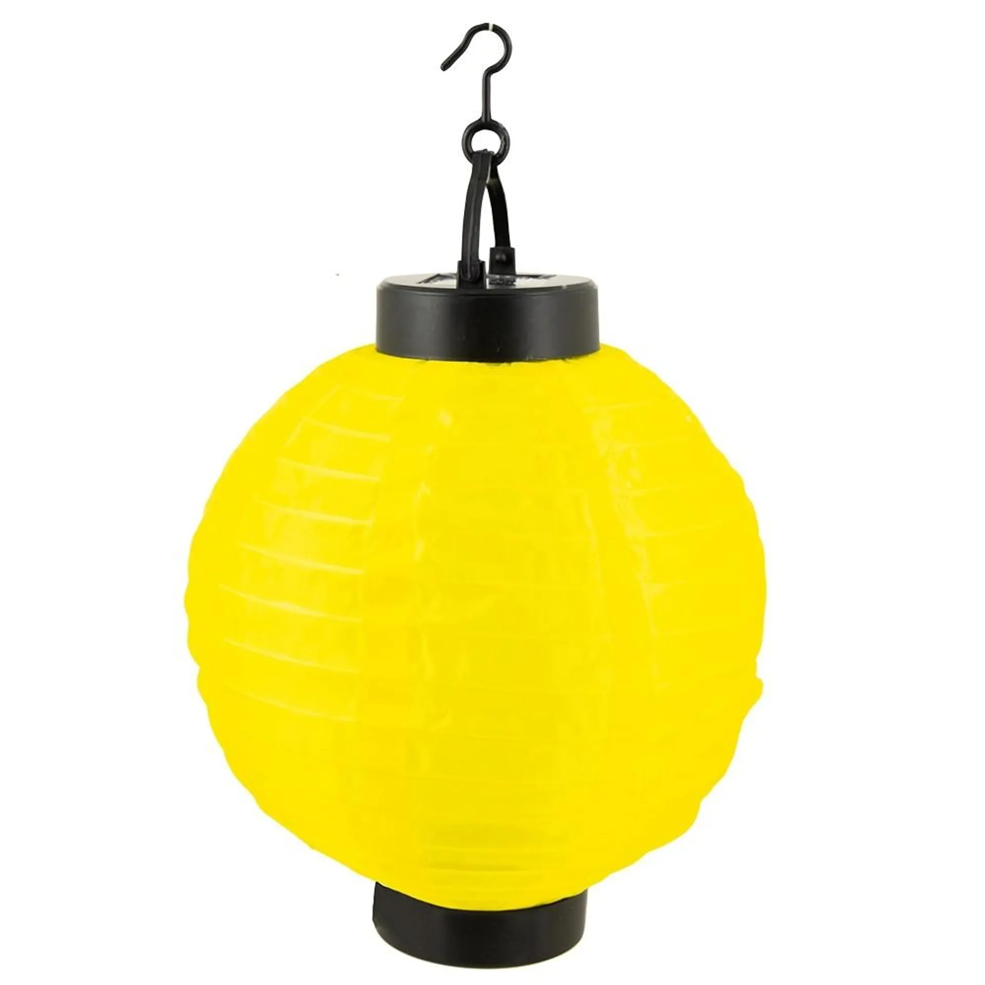 SOLAR SHEEP HOOK LANTERN - YELLOW