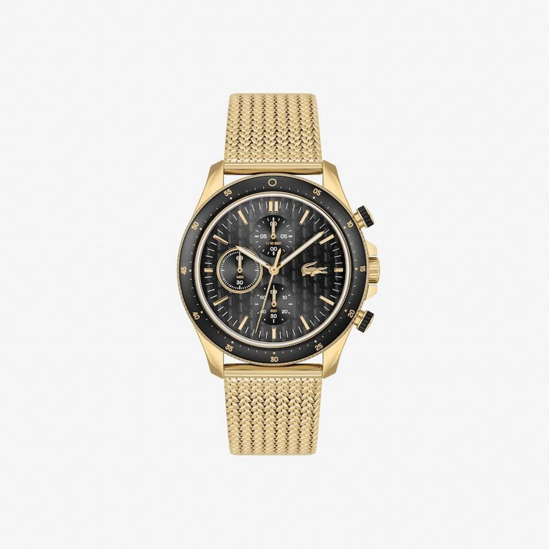 Neoheritage Chrono Watch Gold Ip Mesh