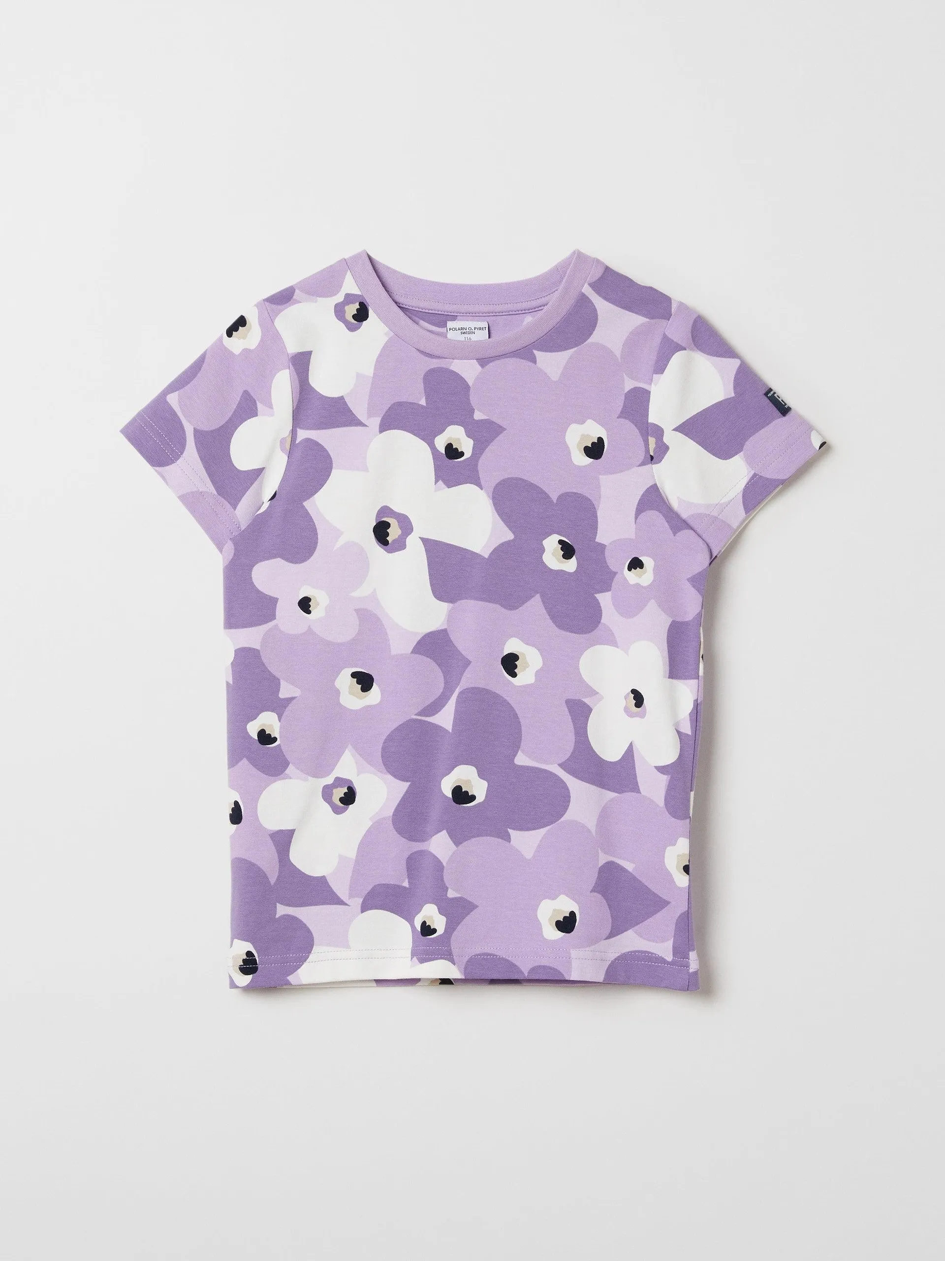 Floral Print Kids T-Shirt