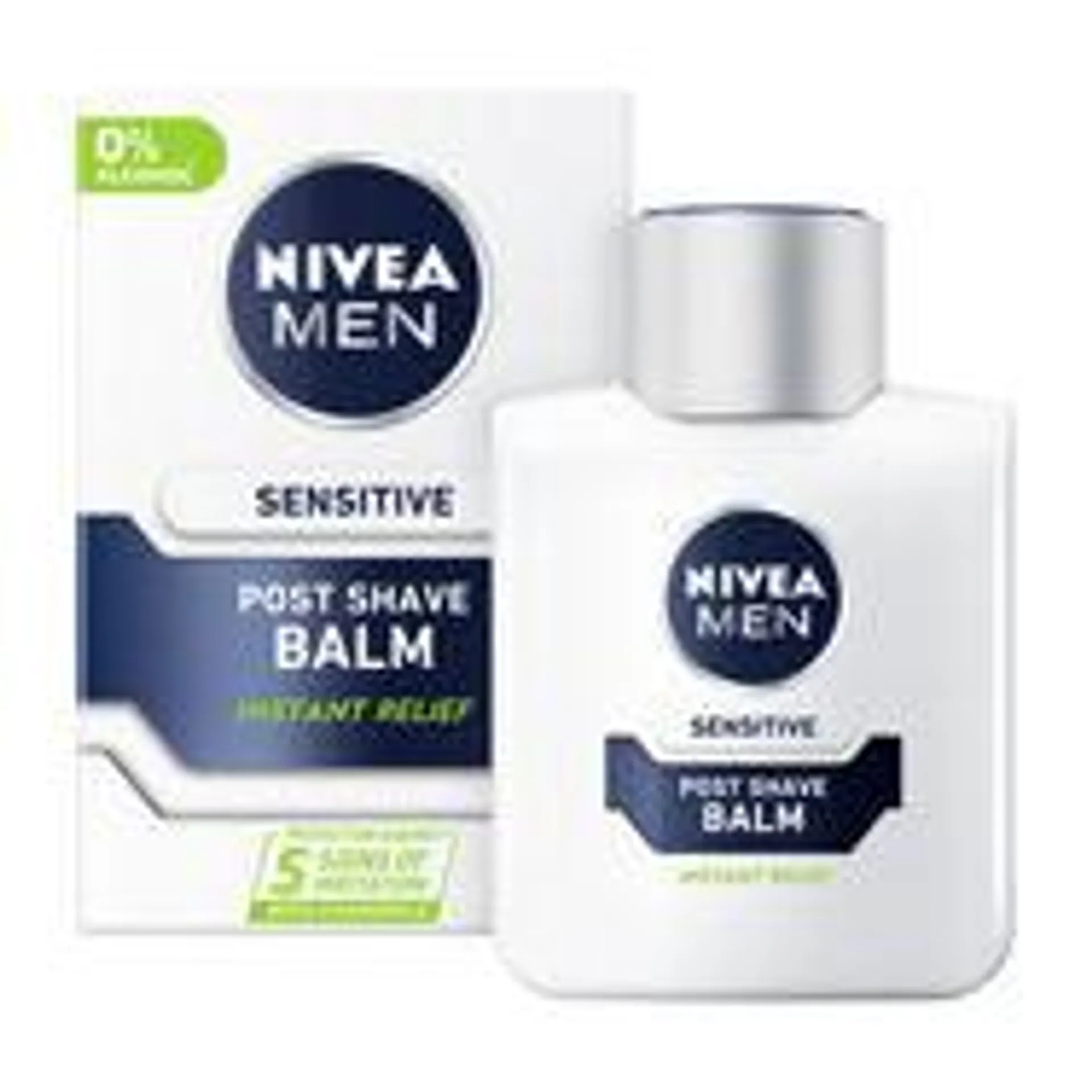 Nivea Men Sensitive Post Shave Balm With 0% Alcohol