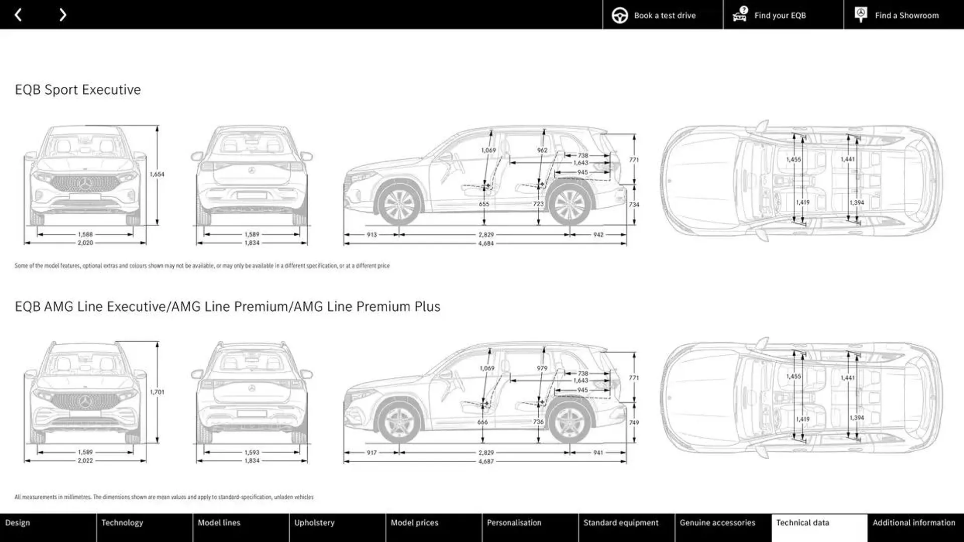 Mercedes Benz New EQB from 28 September to 28 September 2025 - Catalogue Page 38