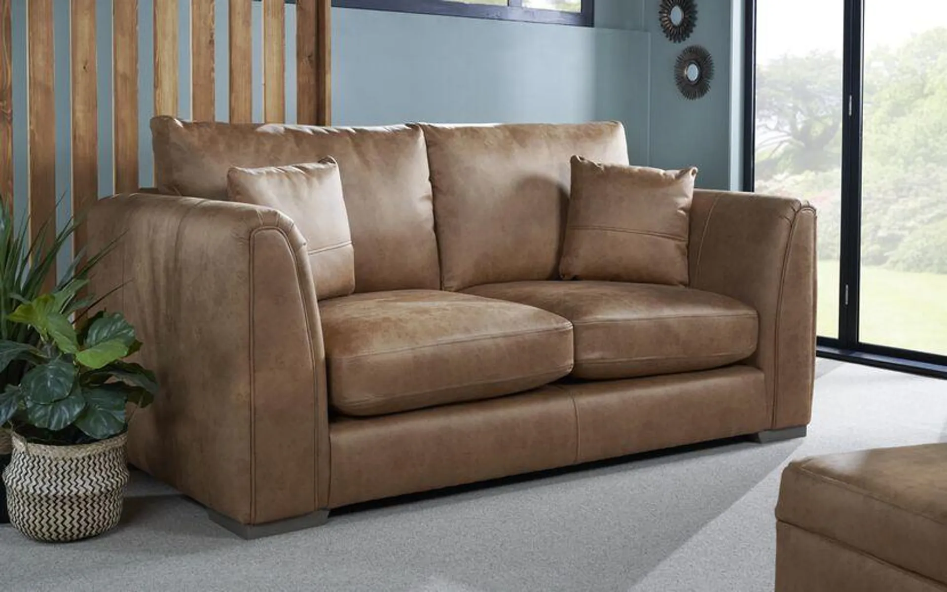 Endurance Xavier Faux Leather 2 Seater Sofa