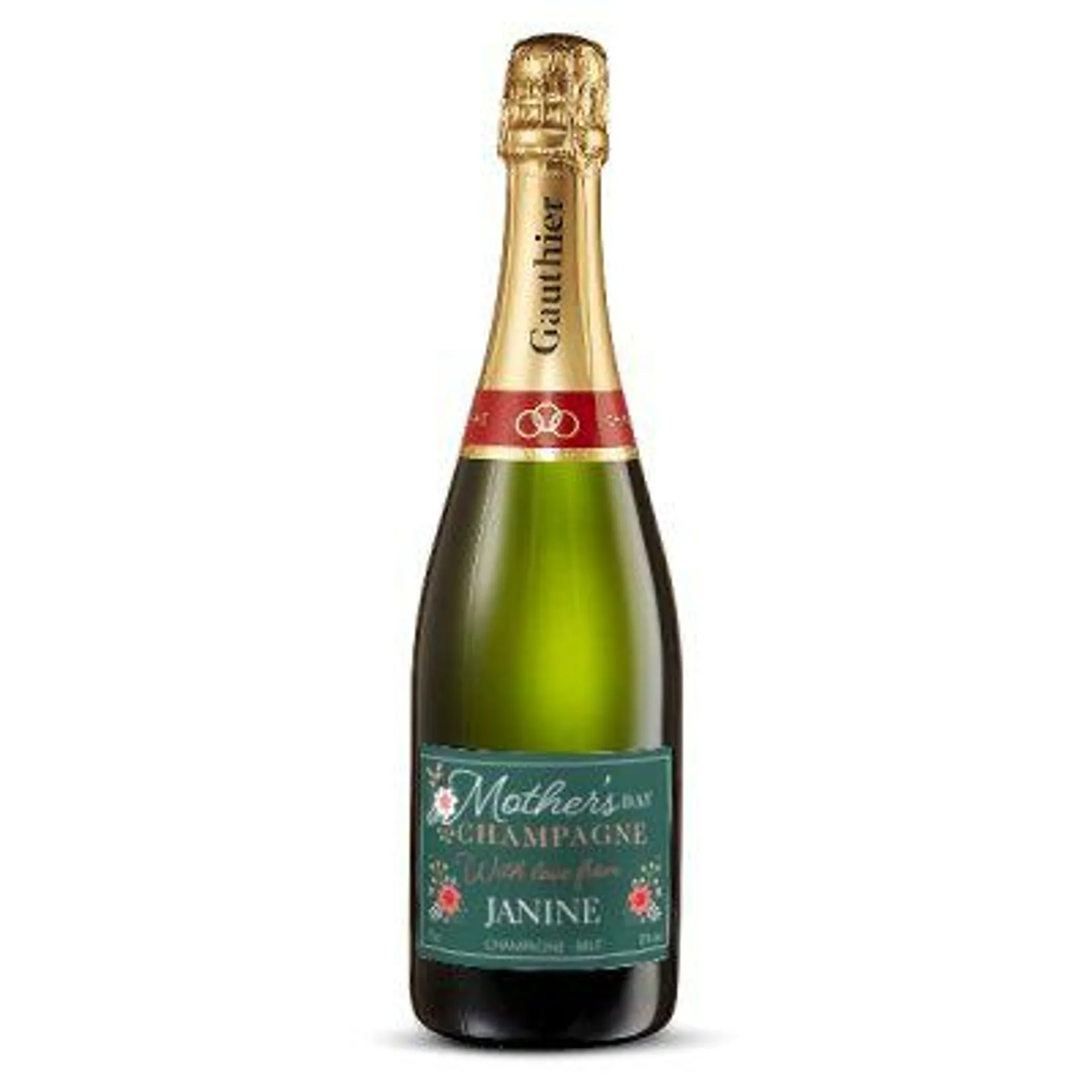 Personalised Mother's Day Champagne 70cl