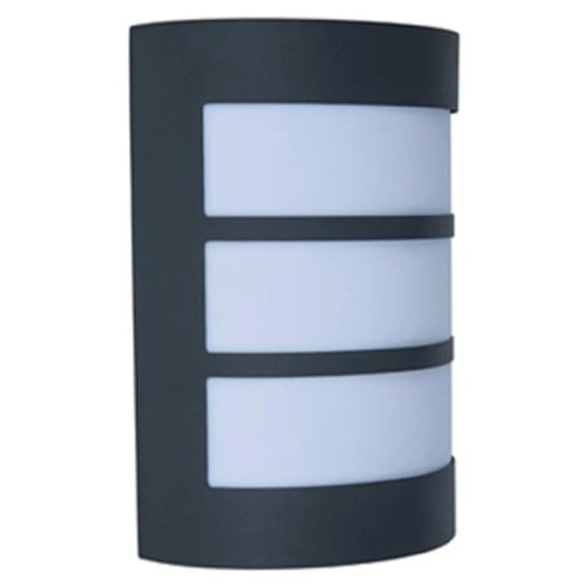 Lutec IP44 Nila Wall Light - Dark Grey