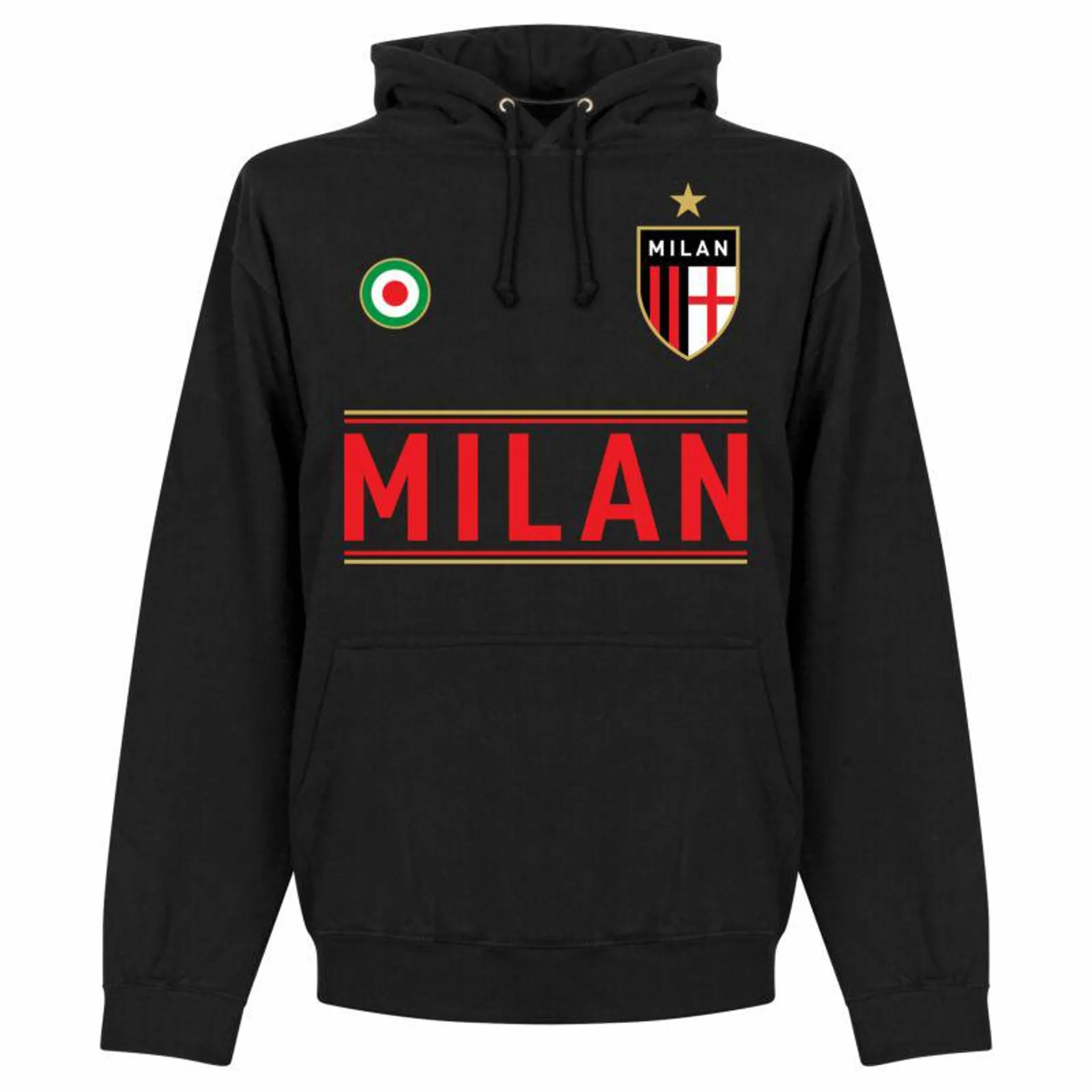 Milan Team Hoodie - Black