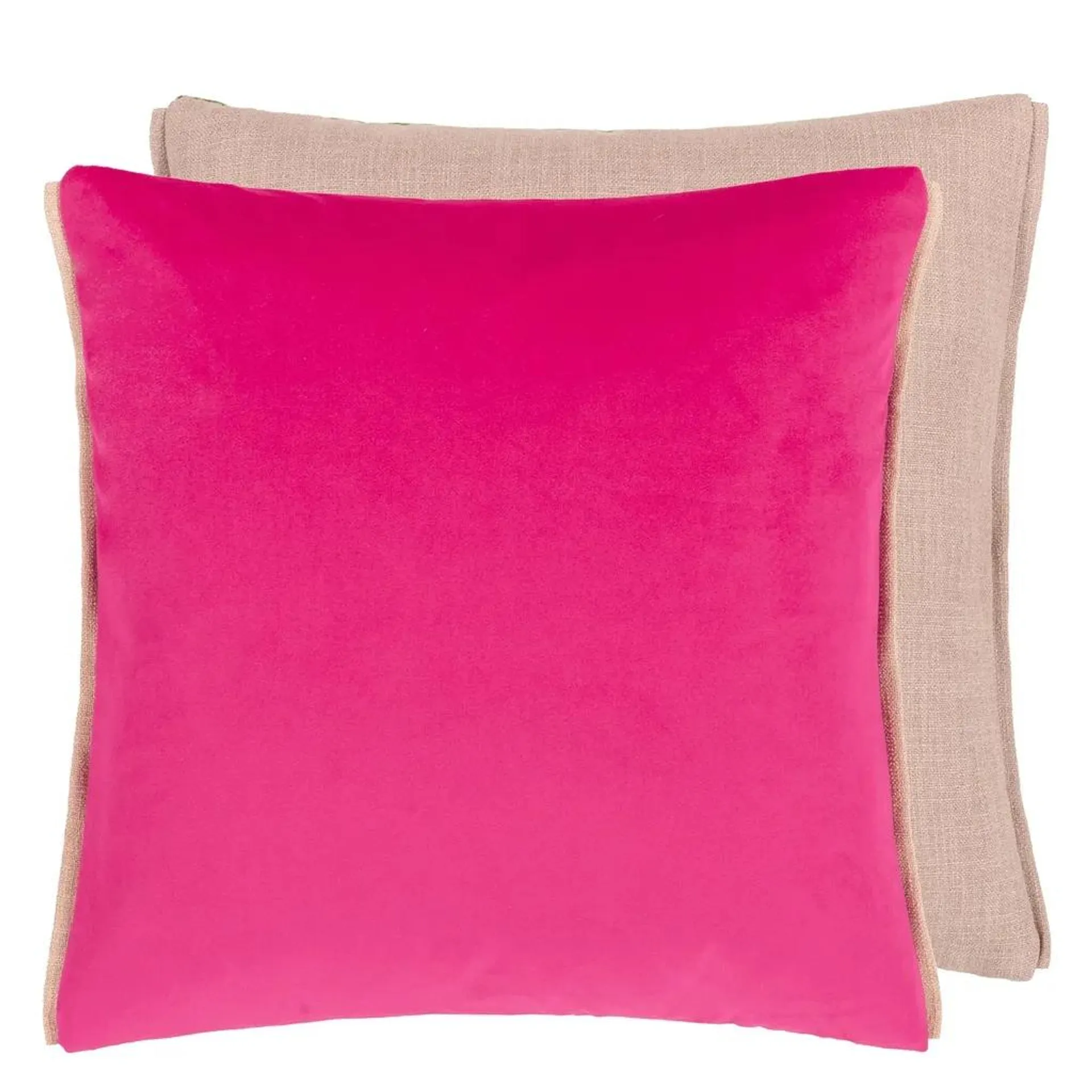 Velluto Magenta Velvet Cushion