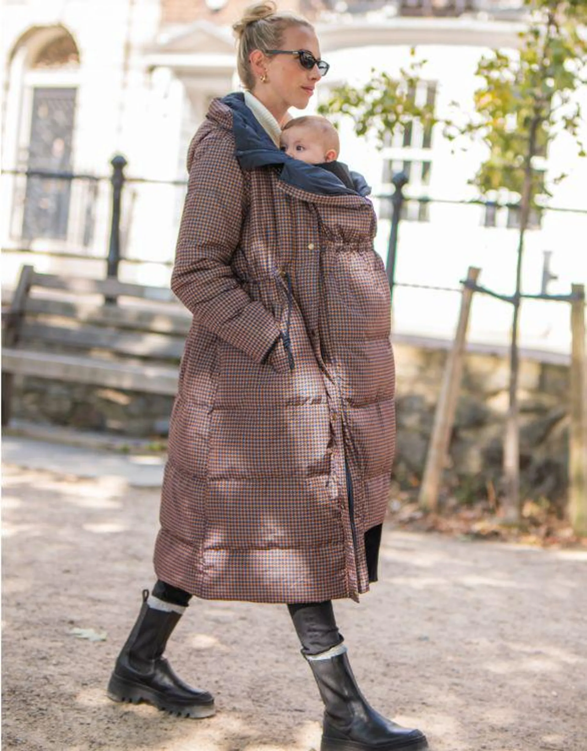 Reversible Maternity & Babywearing Puffer Coat