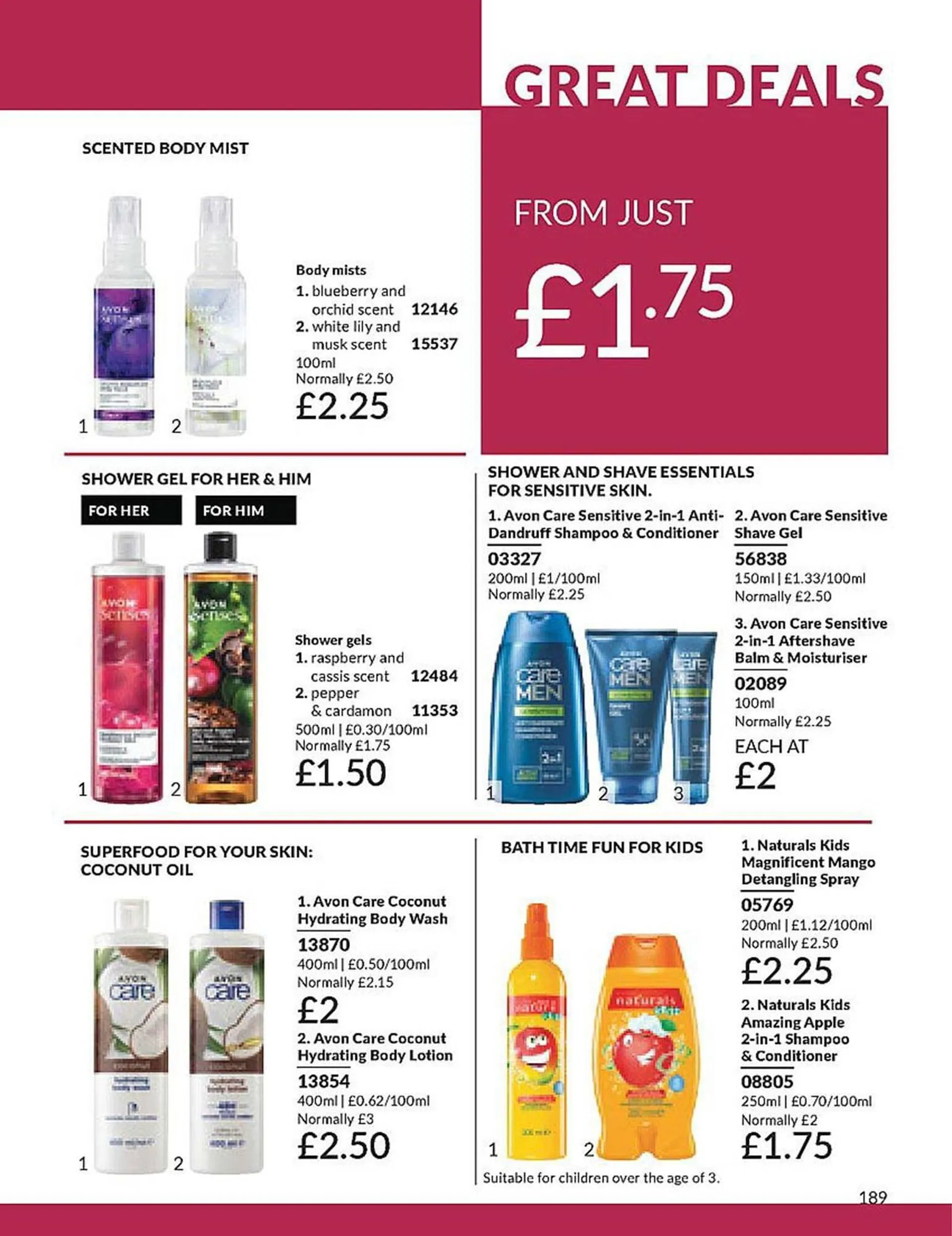 Avon leaflet from 1 February to 29 February 2024 - Catalogue Page 189